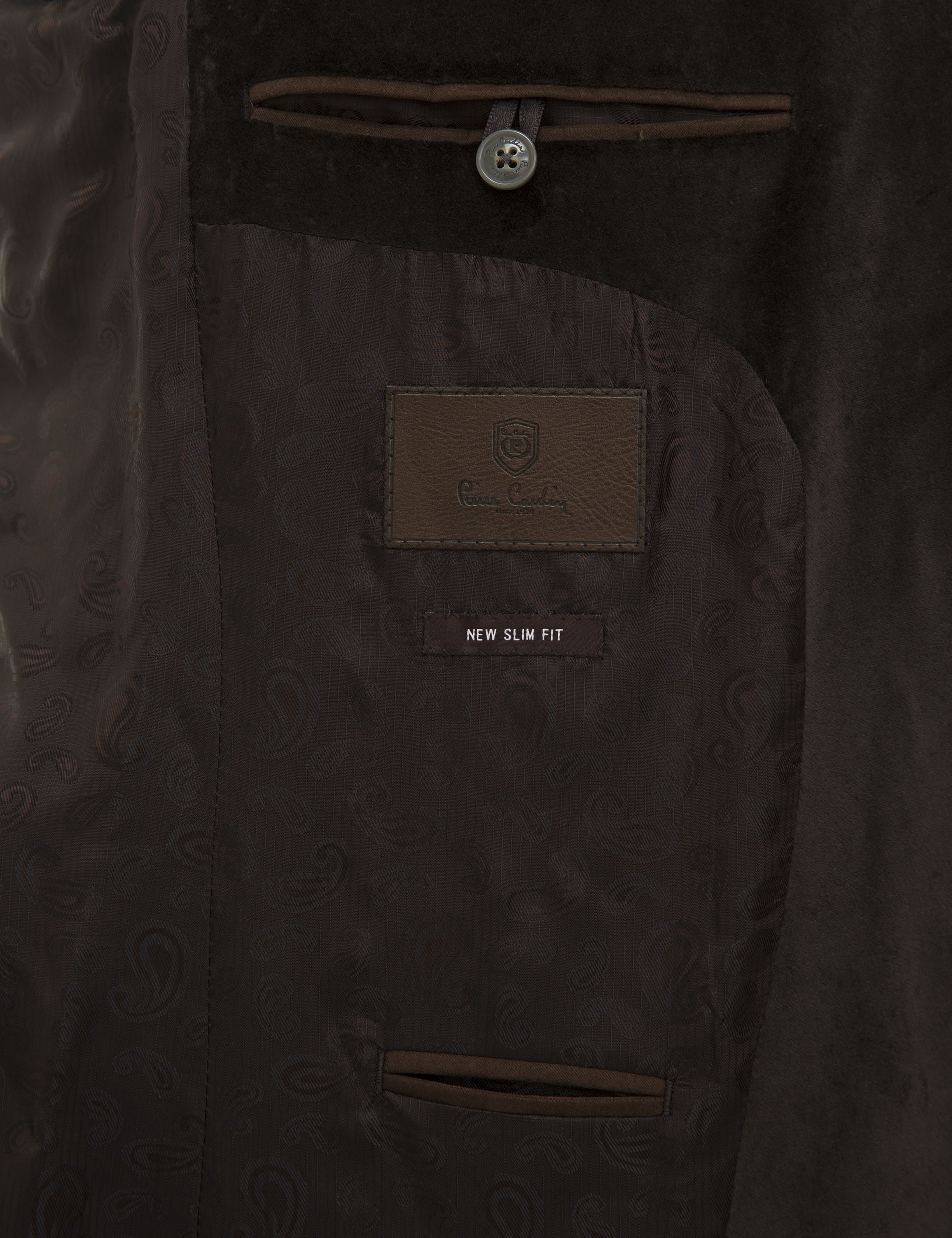 Kahverengi Eksta Slim Fit Ceket - Image 6
