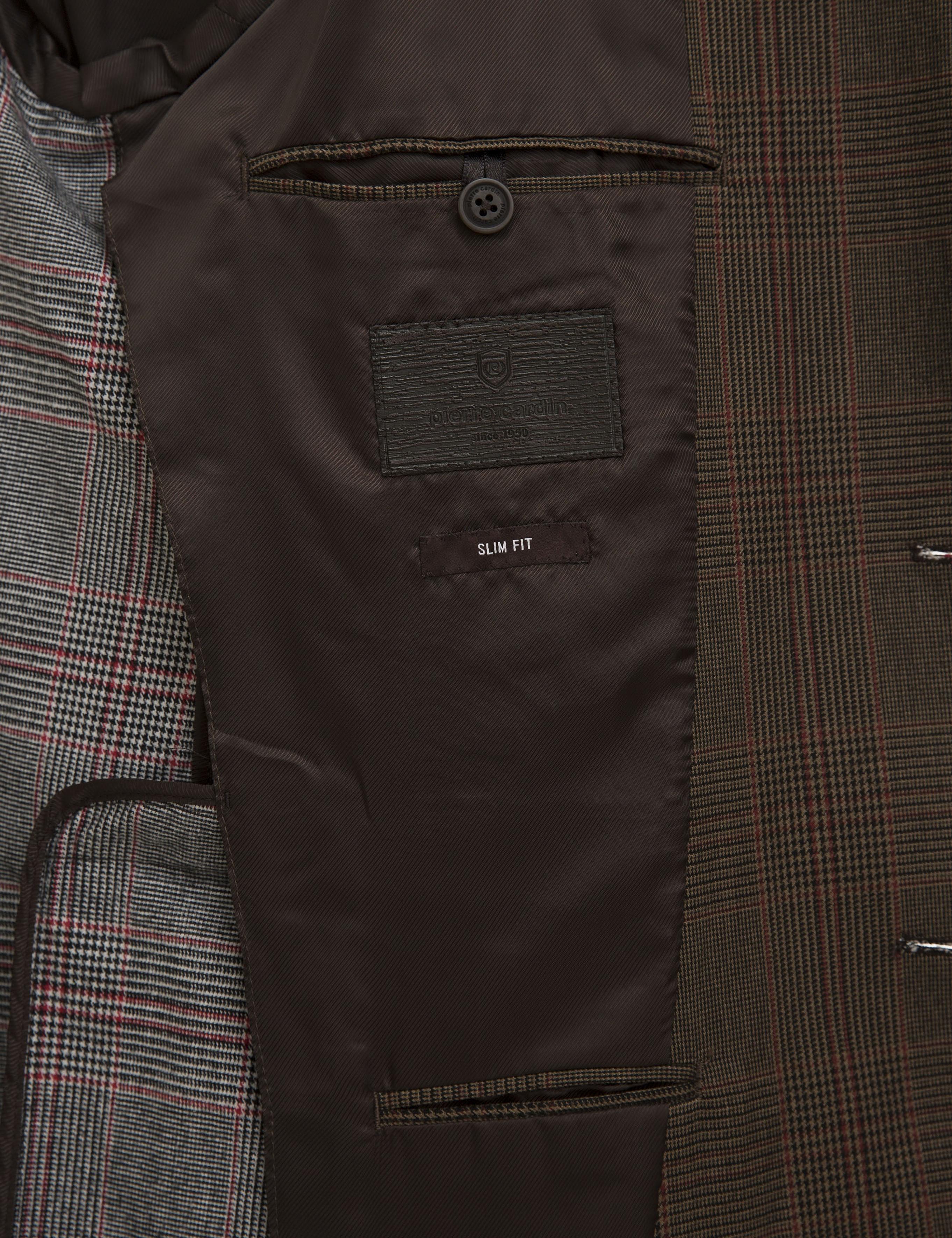 Kahverengi Slim Fit Ceket