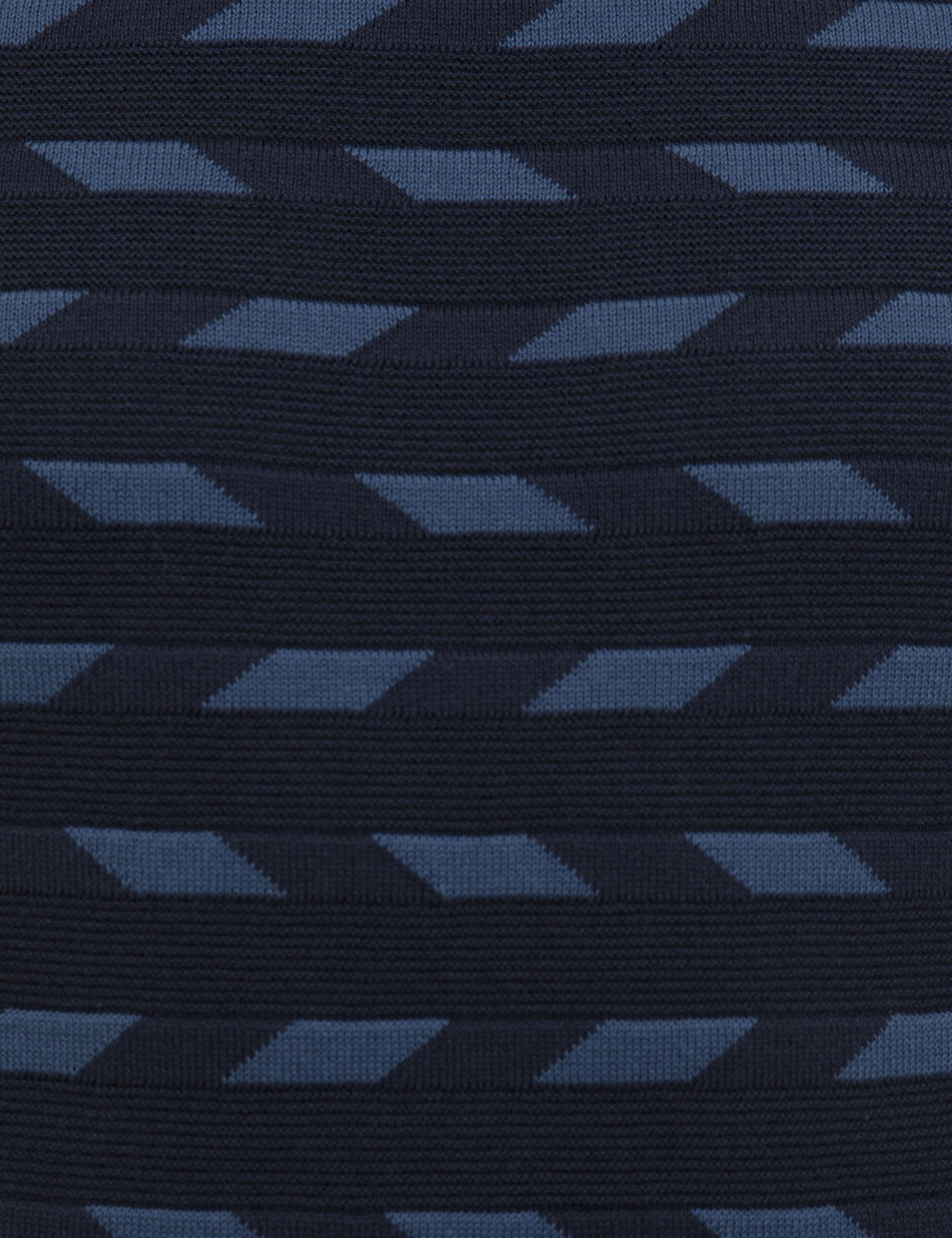 Lacivert Slim Fit Triko Kazak