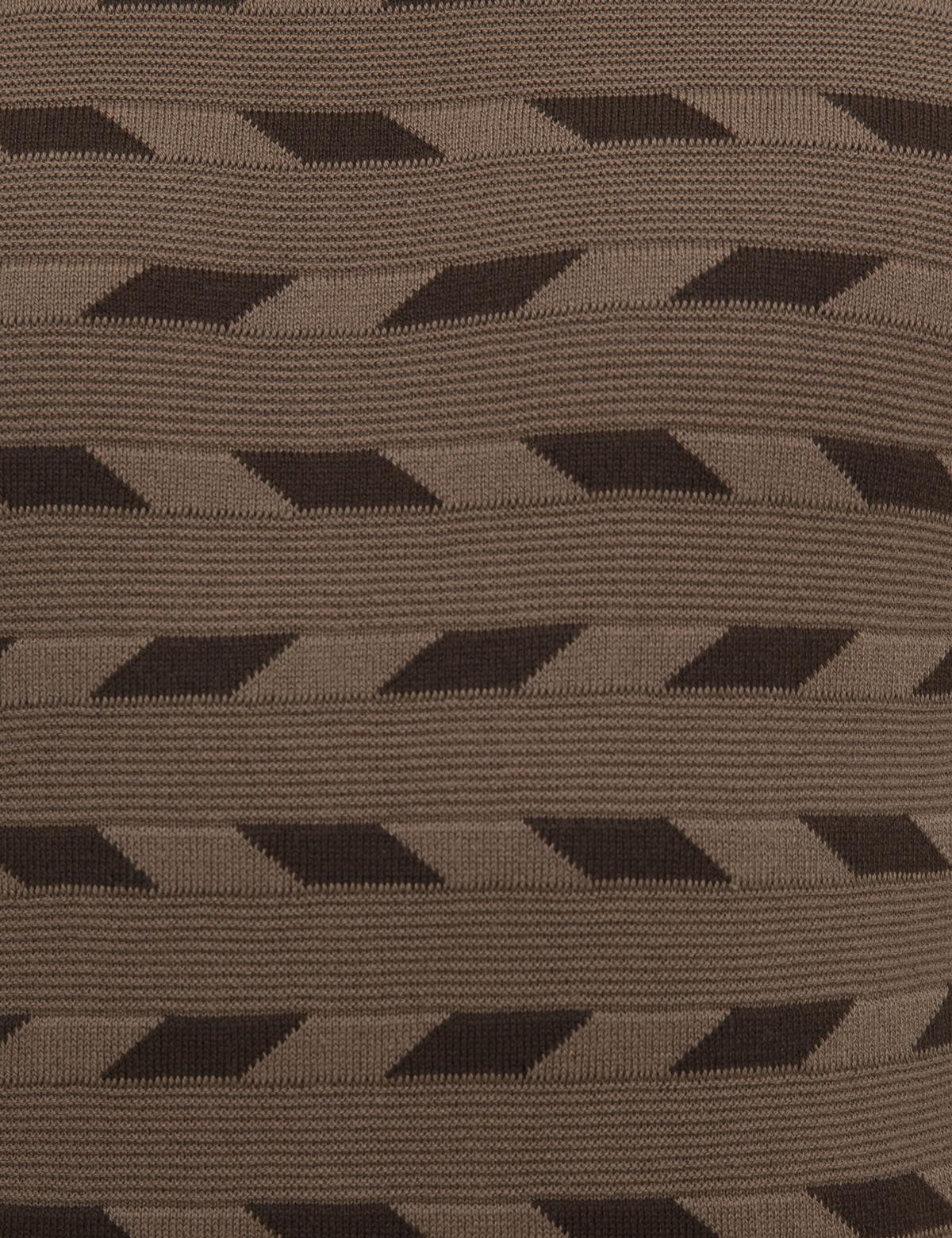 Açık Kahverengi Slim Fit Triko Kazak - 50233734009