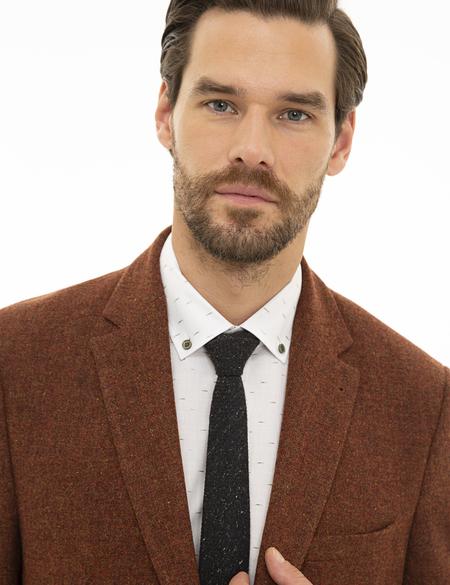 Kiremit Slim Fit Ceket - 50229304020