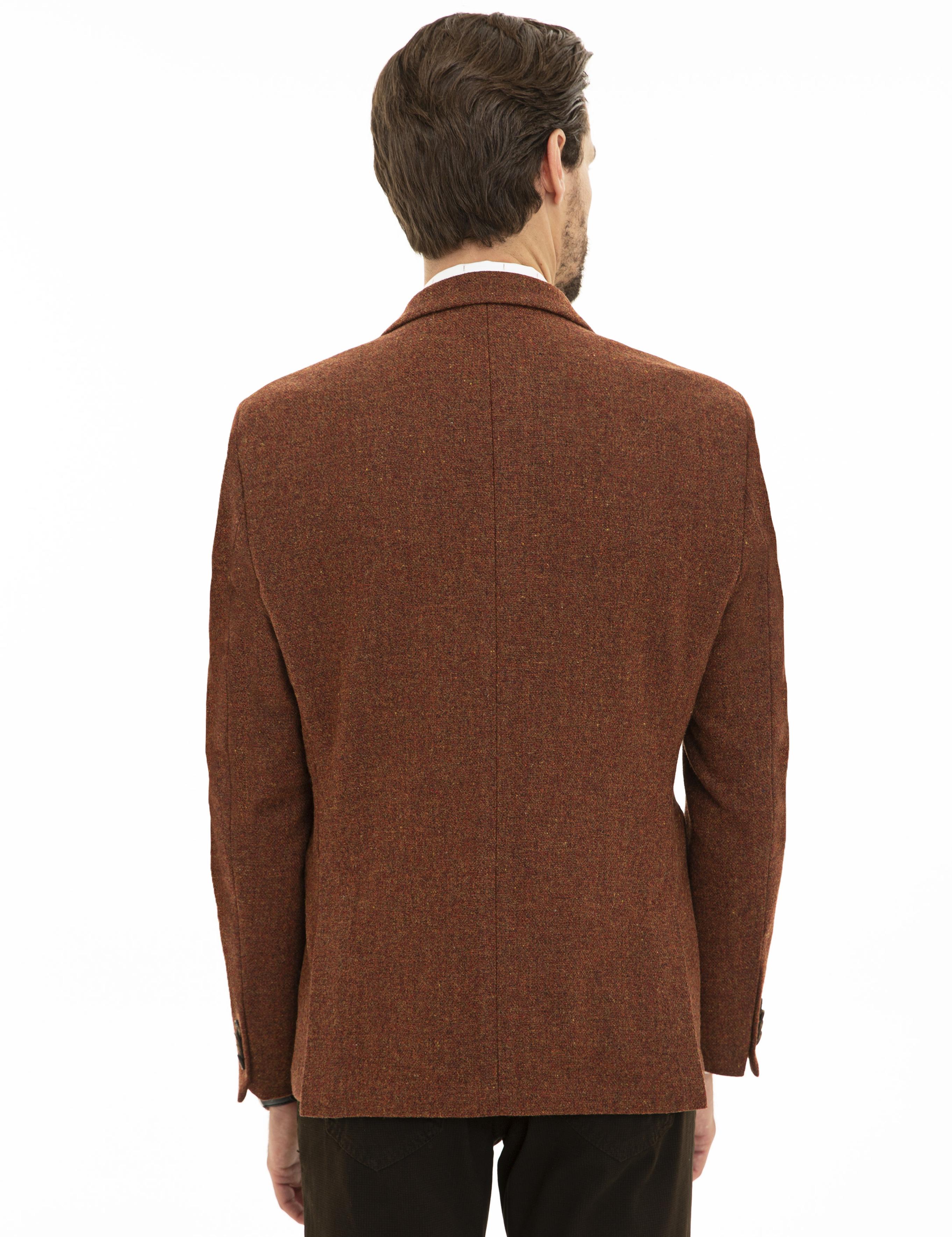 Kiremit Slim Fit Ceket