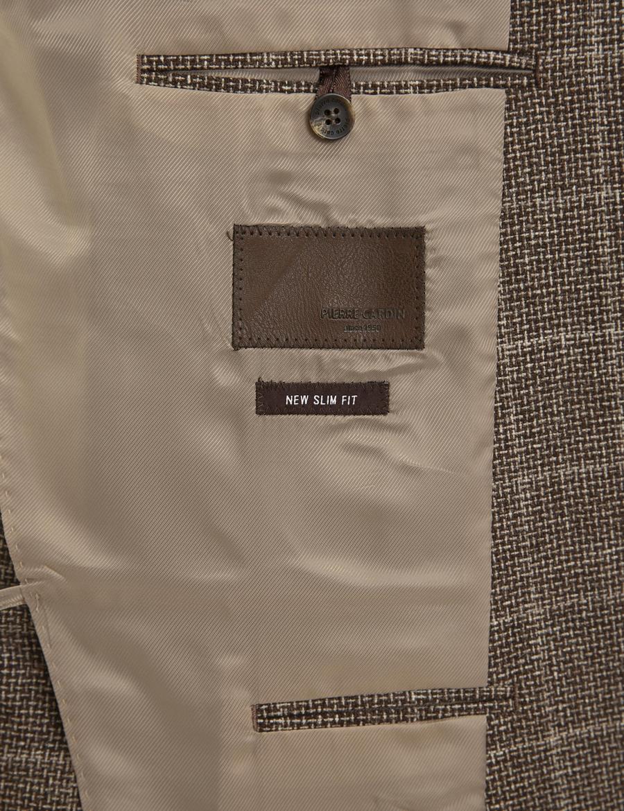 Kahverengi Ex. Slim Fit Ceket