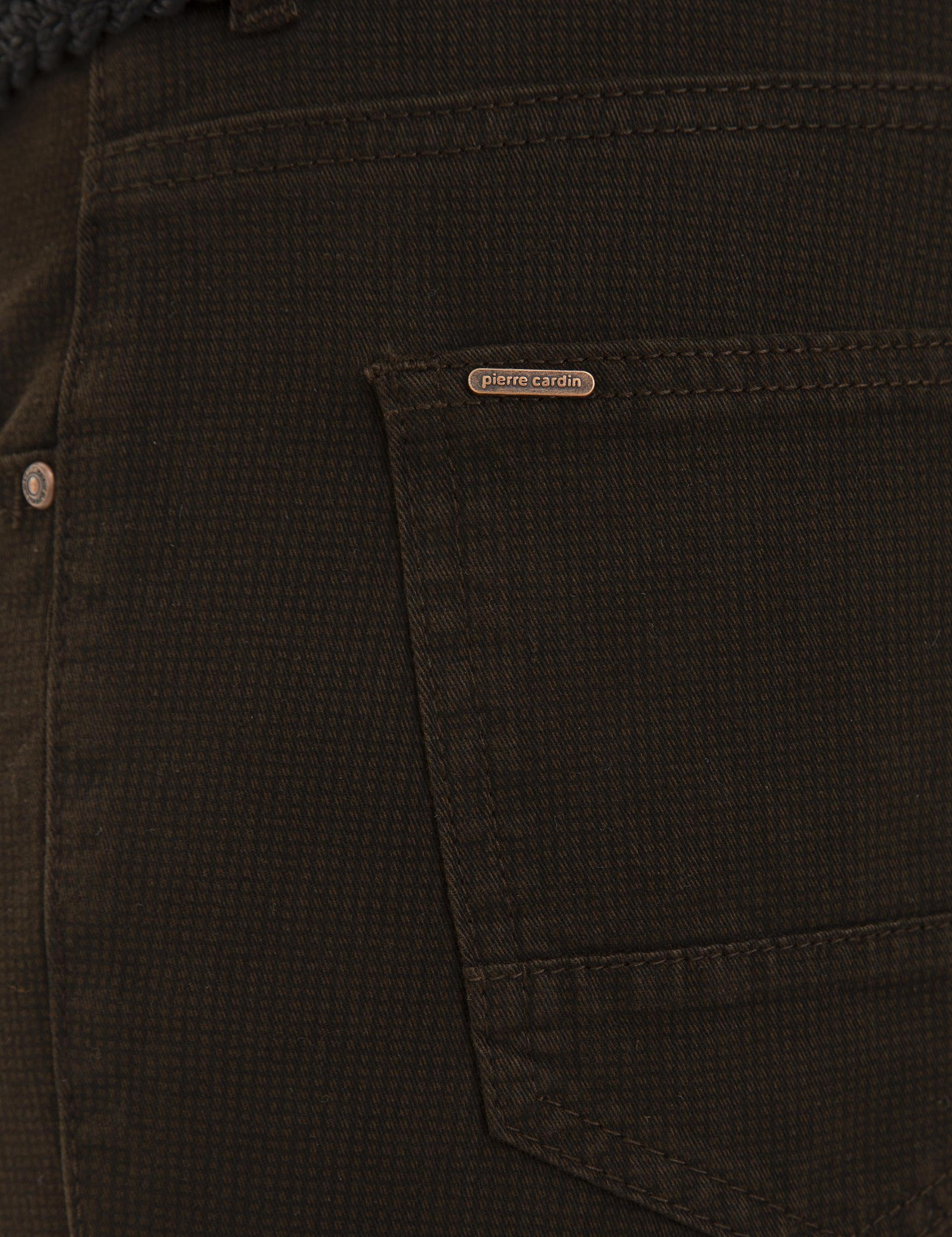 Koyu Kahverengi Slim Fit Kanvas Pantolon