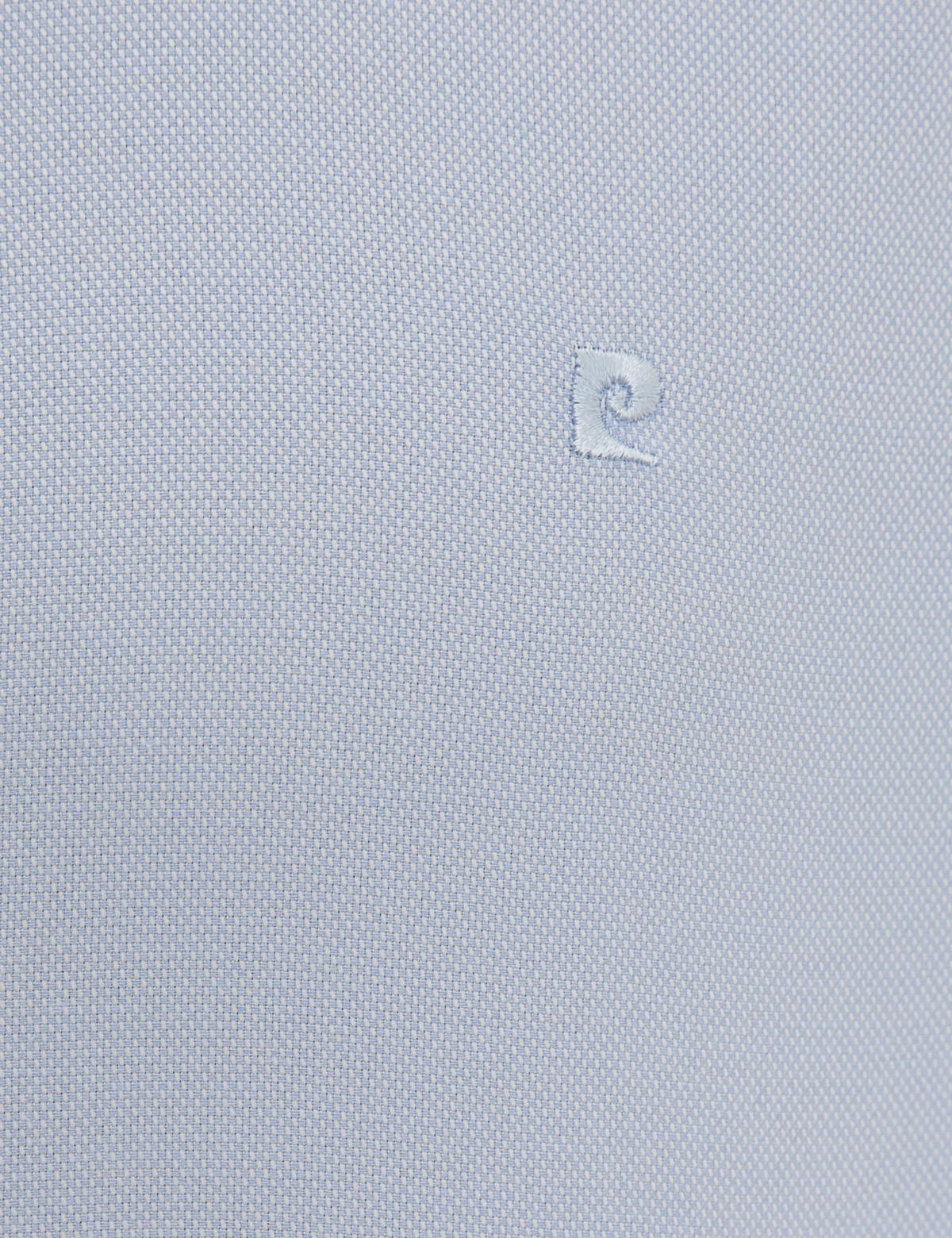 Açık Mavi Slim Fit Oxford Gömlek - 50233534005