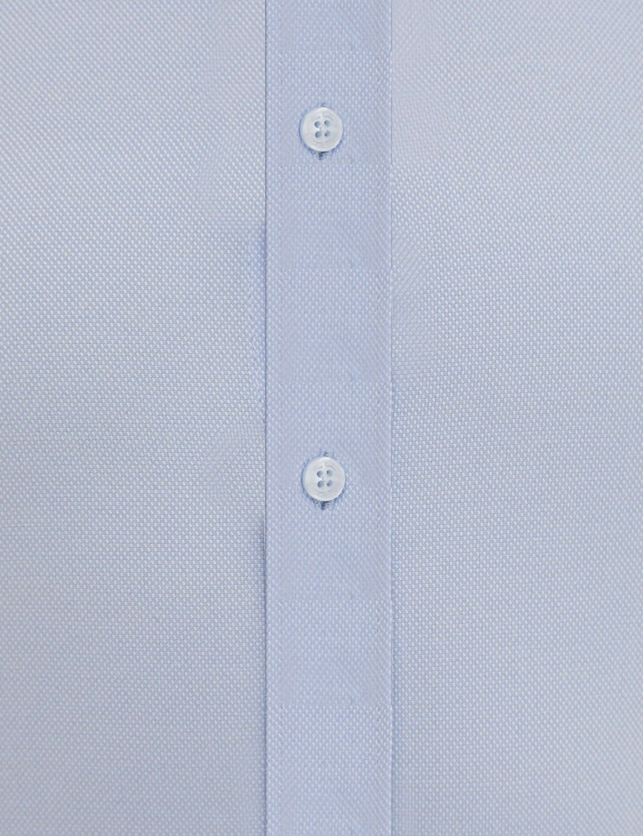 Açık Mavi Slim Fit Oxford Gömlek - Image 6