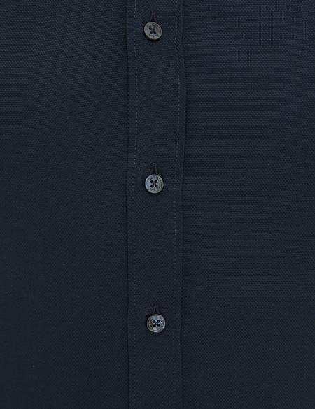 Lacivert Slim Fit Oxford Gömlek - 50233534019