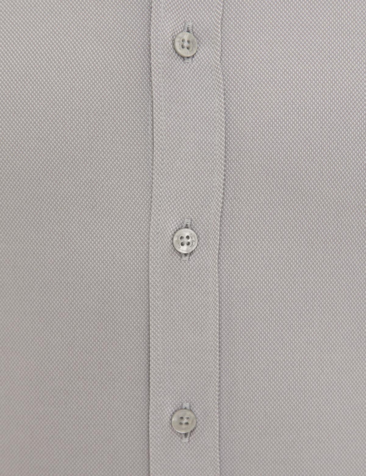 Gri Slim Fit Oxford Gömlek - 50233534050