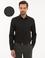 Siyah Slim Fit Oxford Gömlek
