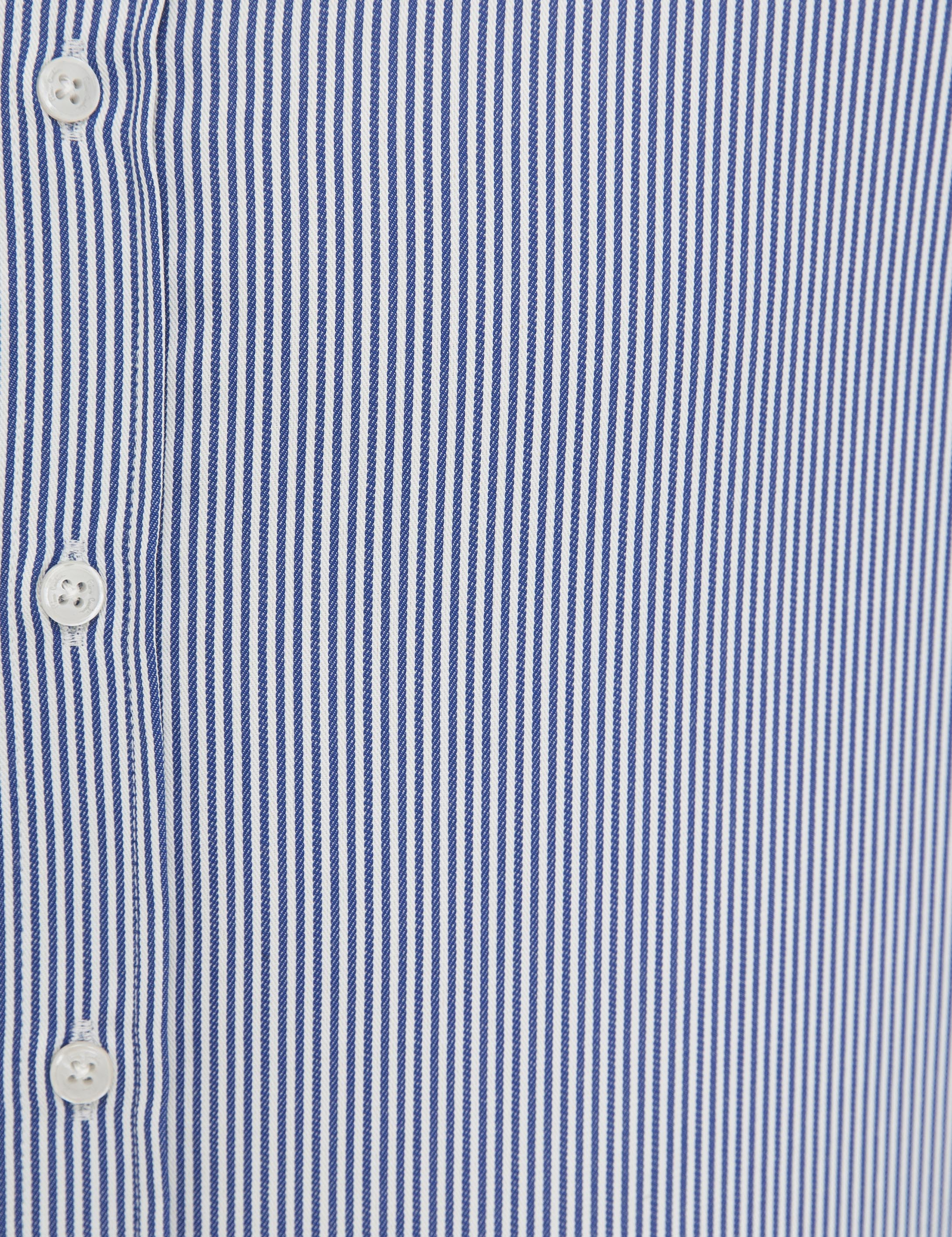 Mavi Slim Fit Uzun Kollu Gömlek - Image 5