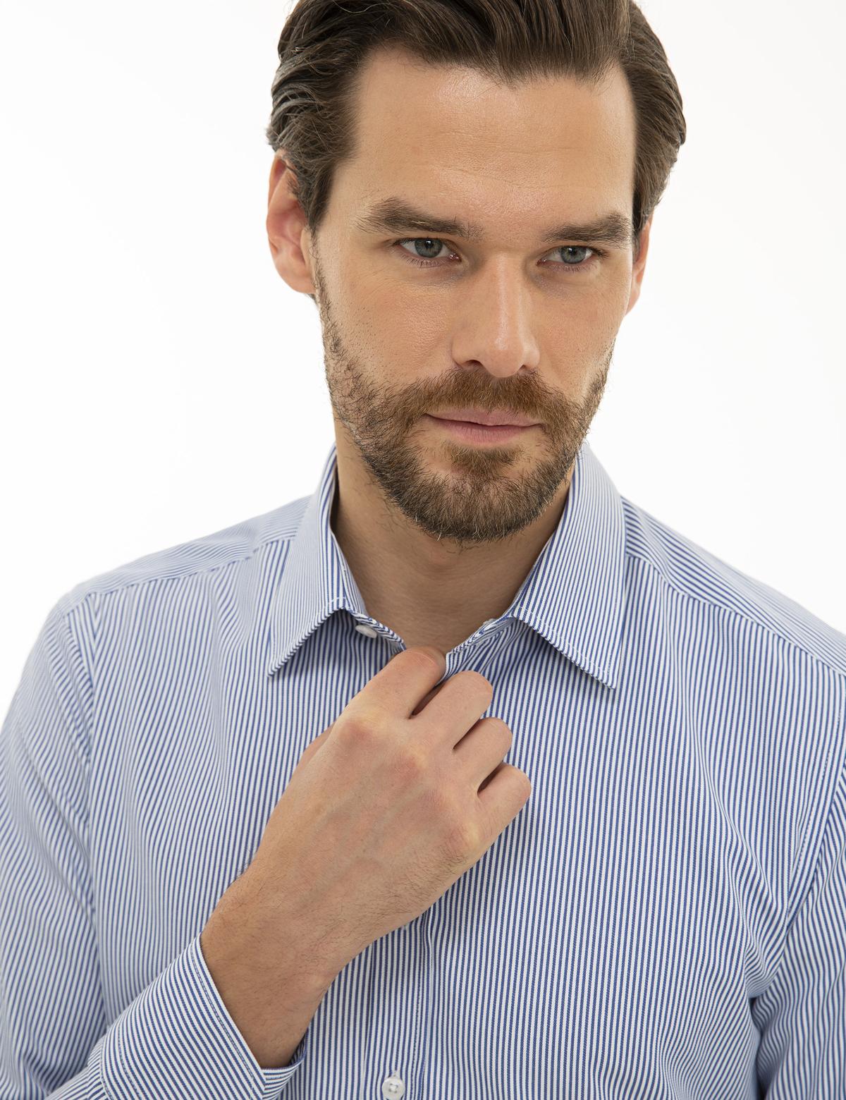 Mavi Slim Fit Uzun Kollu Gömlek - 50227768003