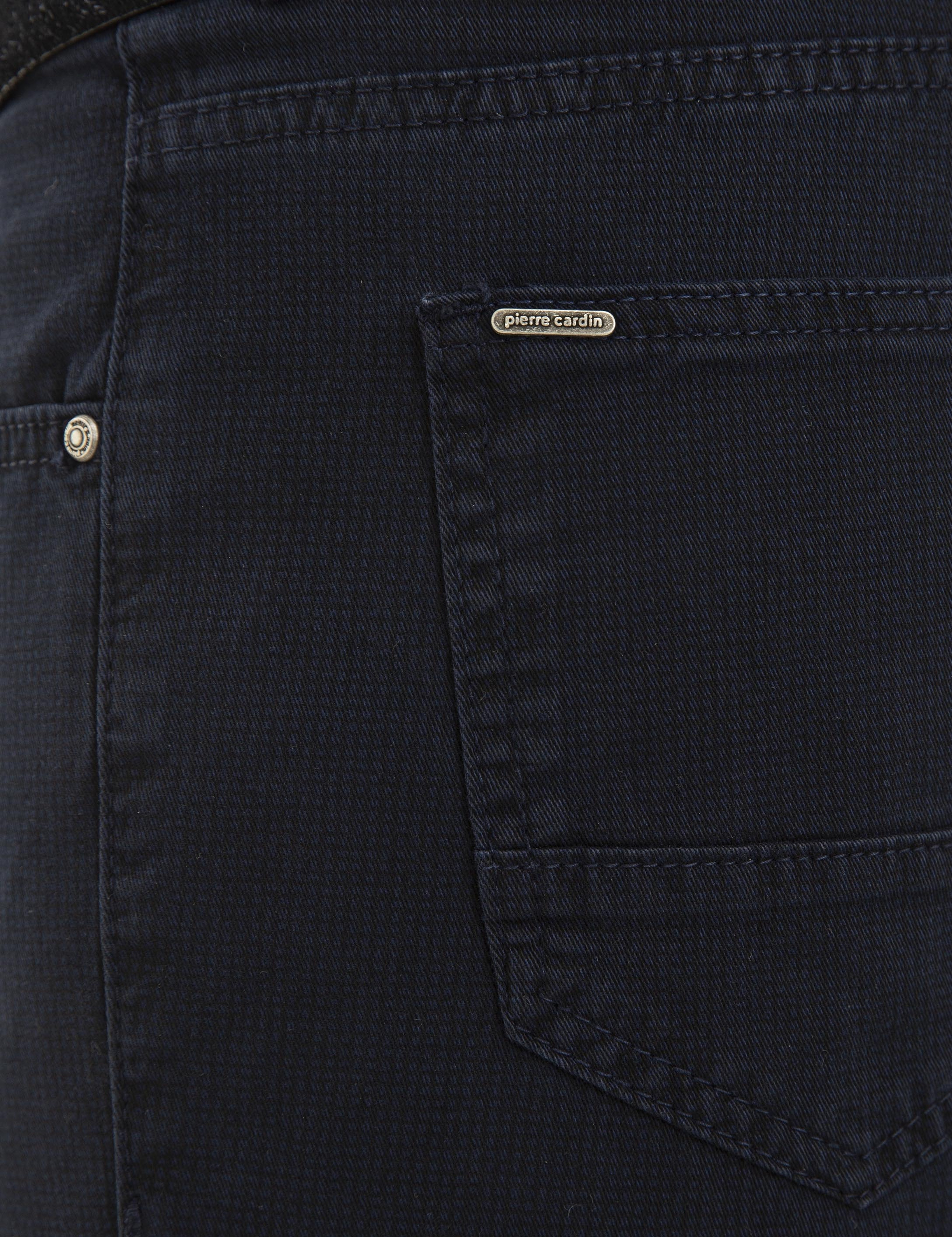 Lacivert Slim Fit Kanvas Pantolon - Image 4