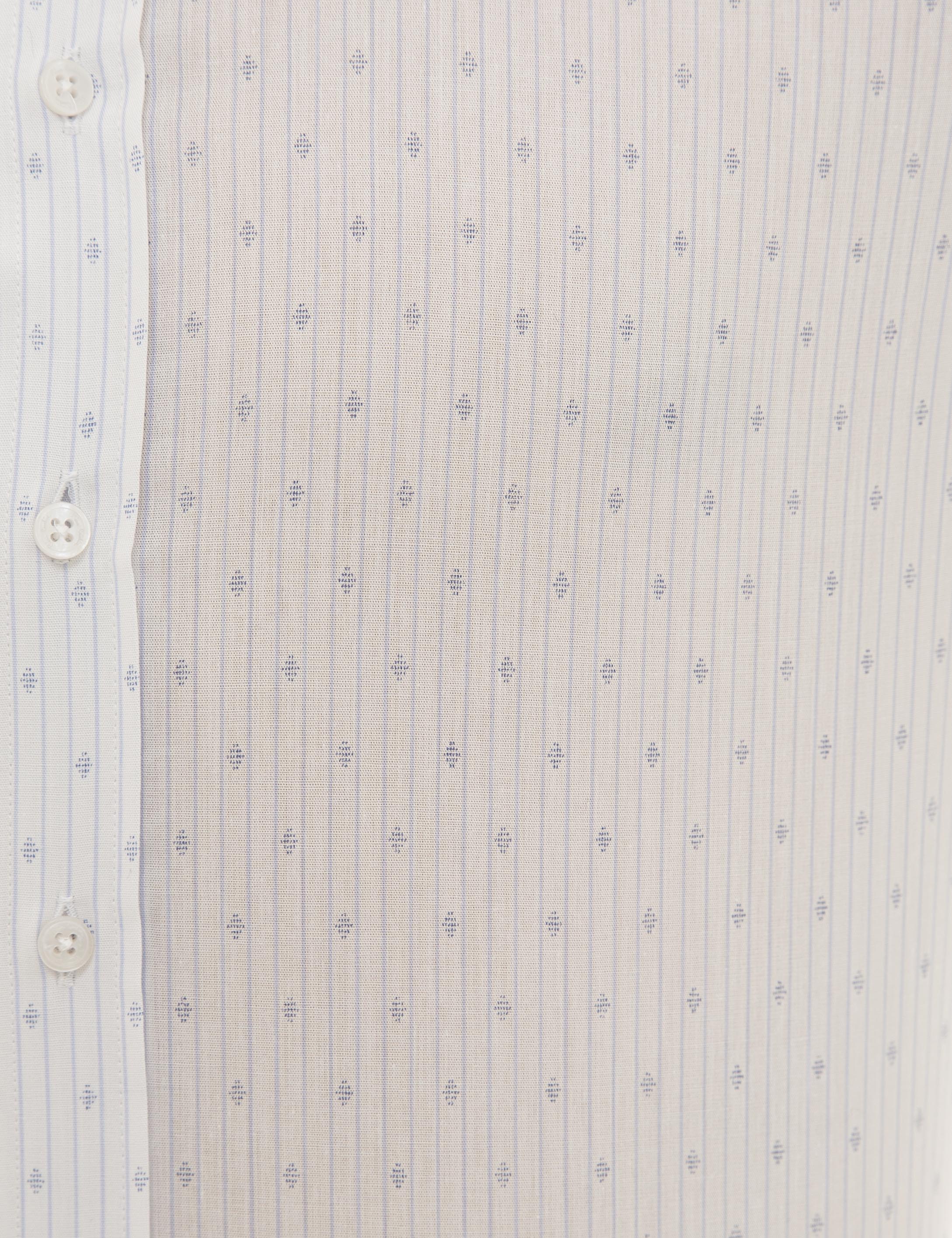 Beyaz Slim Fit Uzun Kollu Gömlek - Image 5