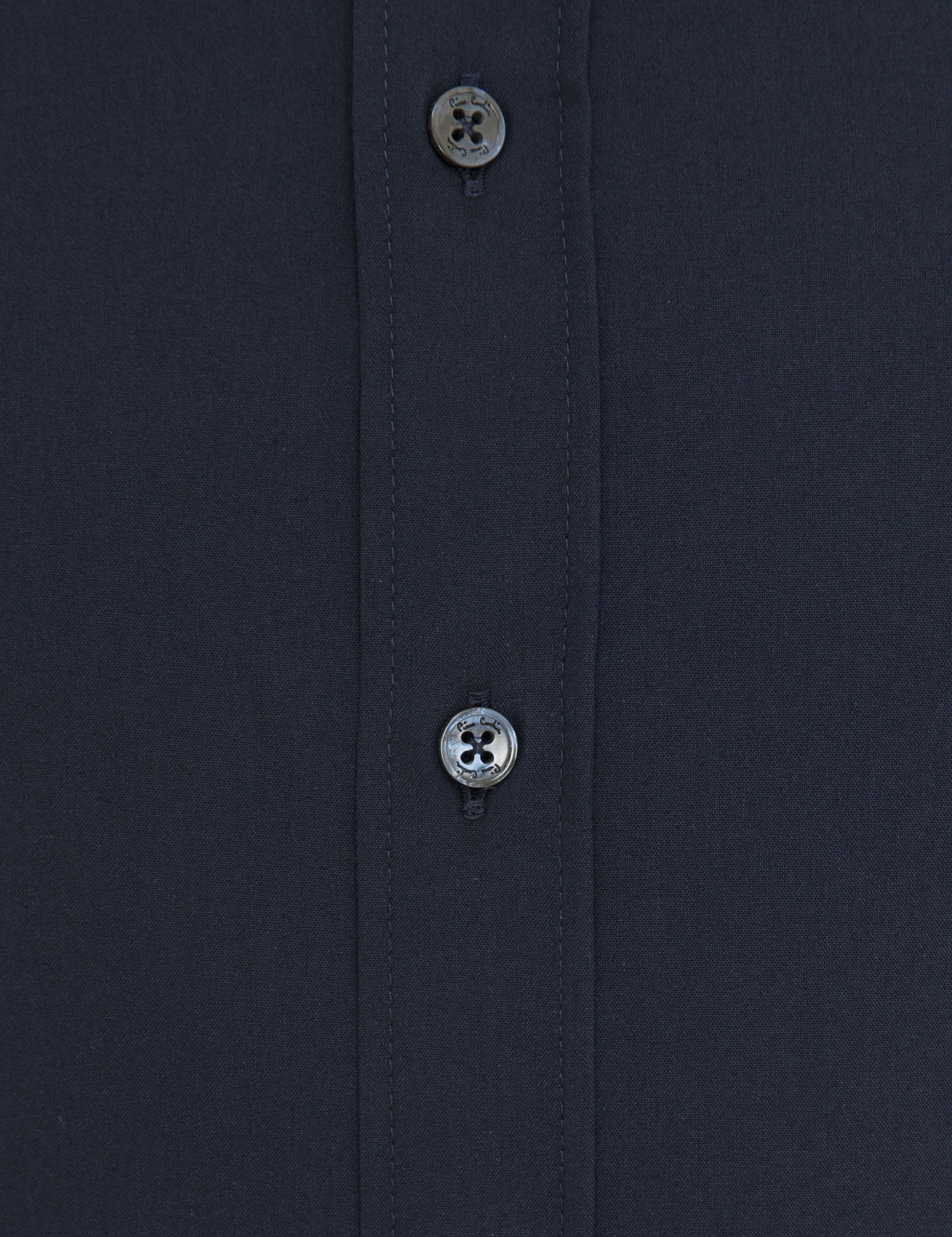 Lacivert Slim Fit Basic Gömlek - Image 6
