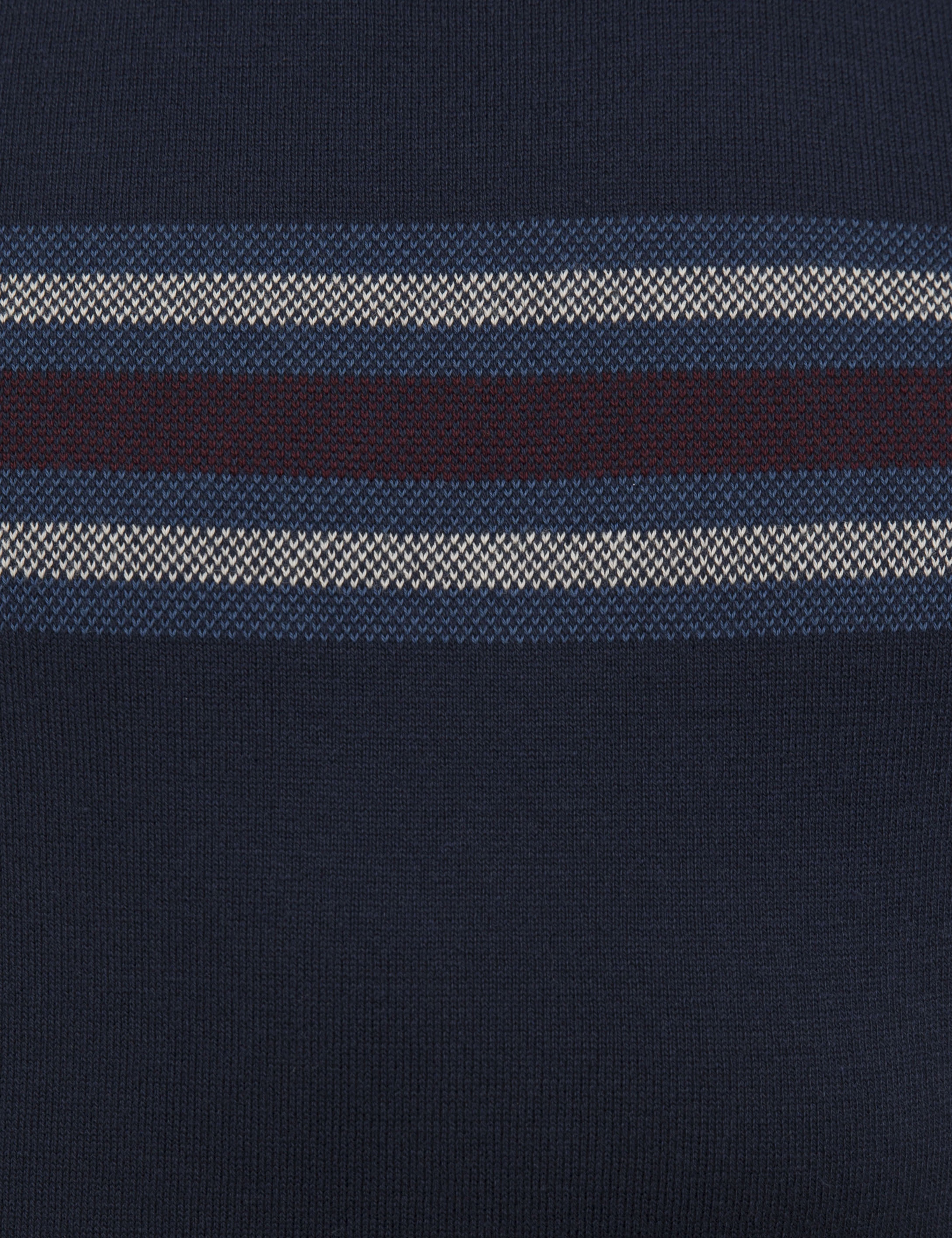 Lacivert Slim Fit Triko Kazak - Image 6