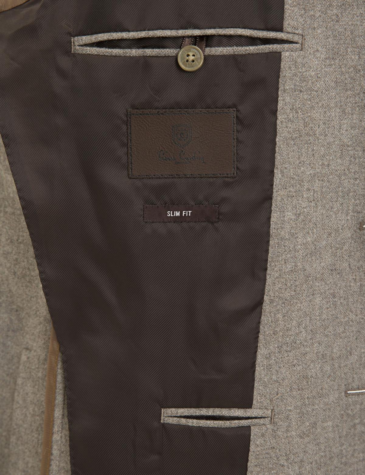 Açık Kahverengi Slim Fit Ceket - 50225497014