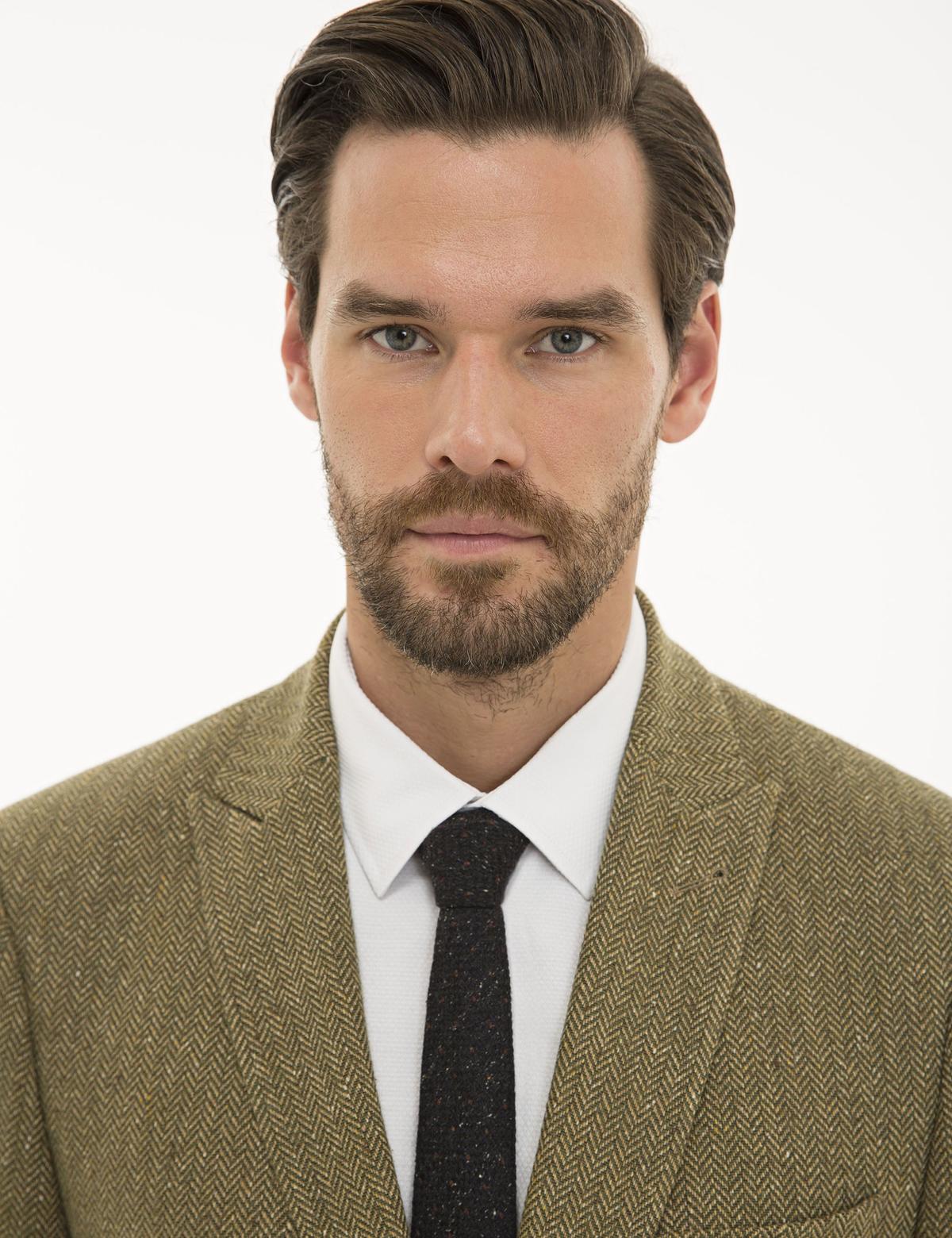 Yeşil Slim Fit Ceket - 50225486005