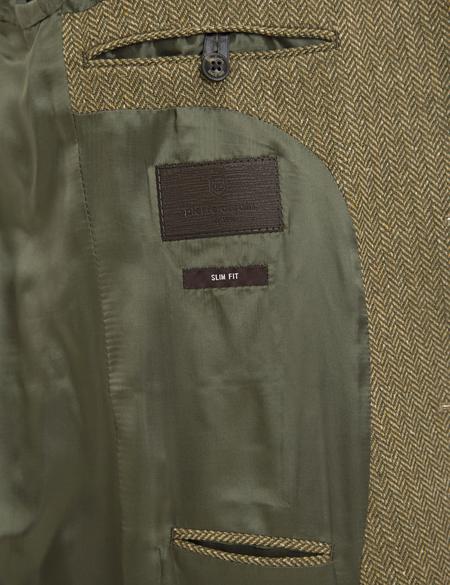 Yeşil Slim Fit Ceket - 50225486005