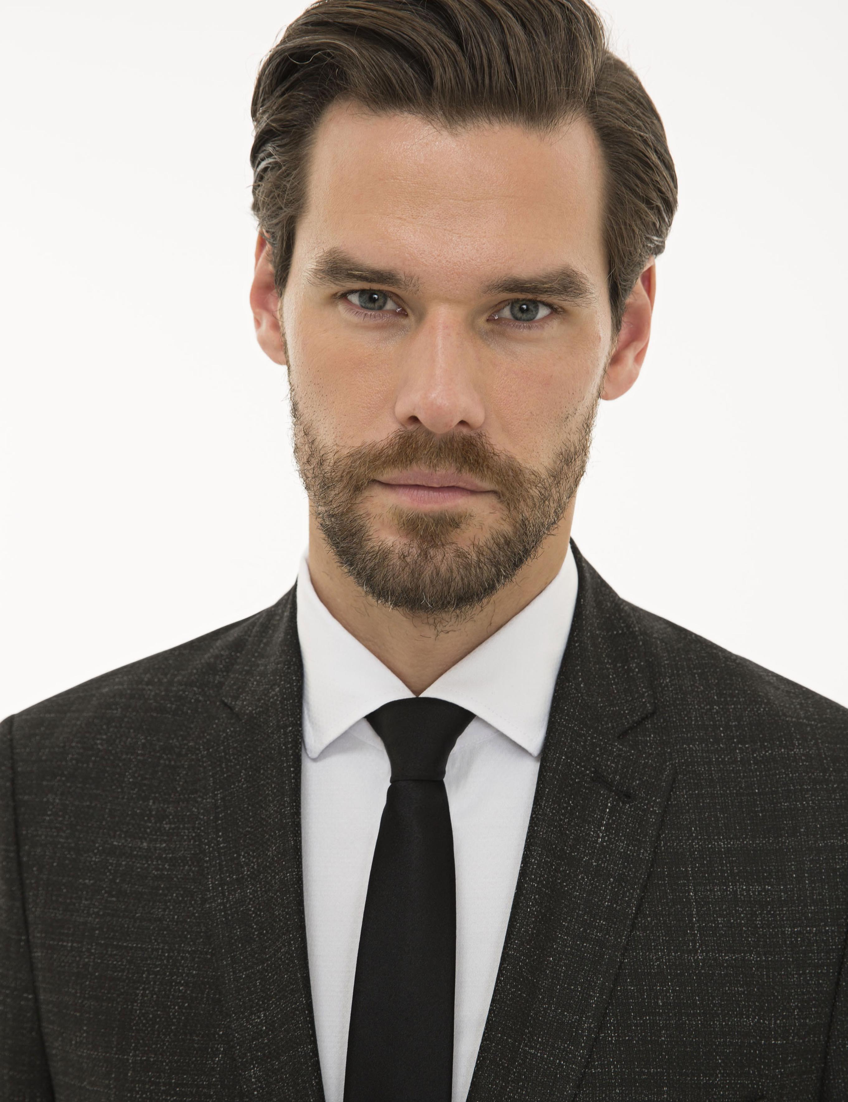 Siyah Slim Fit Ceket