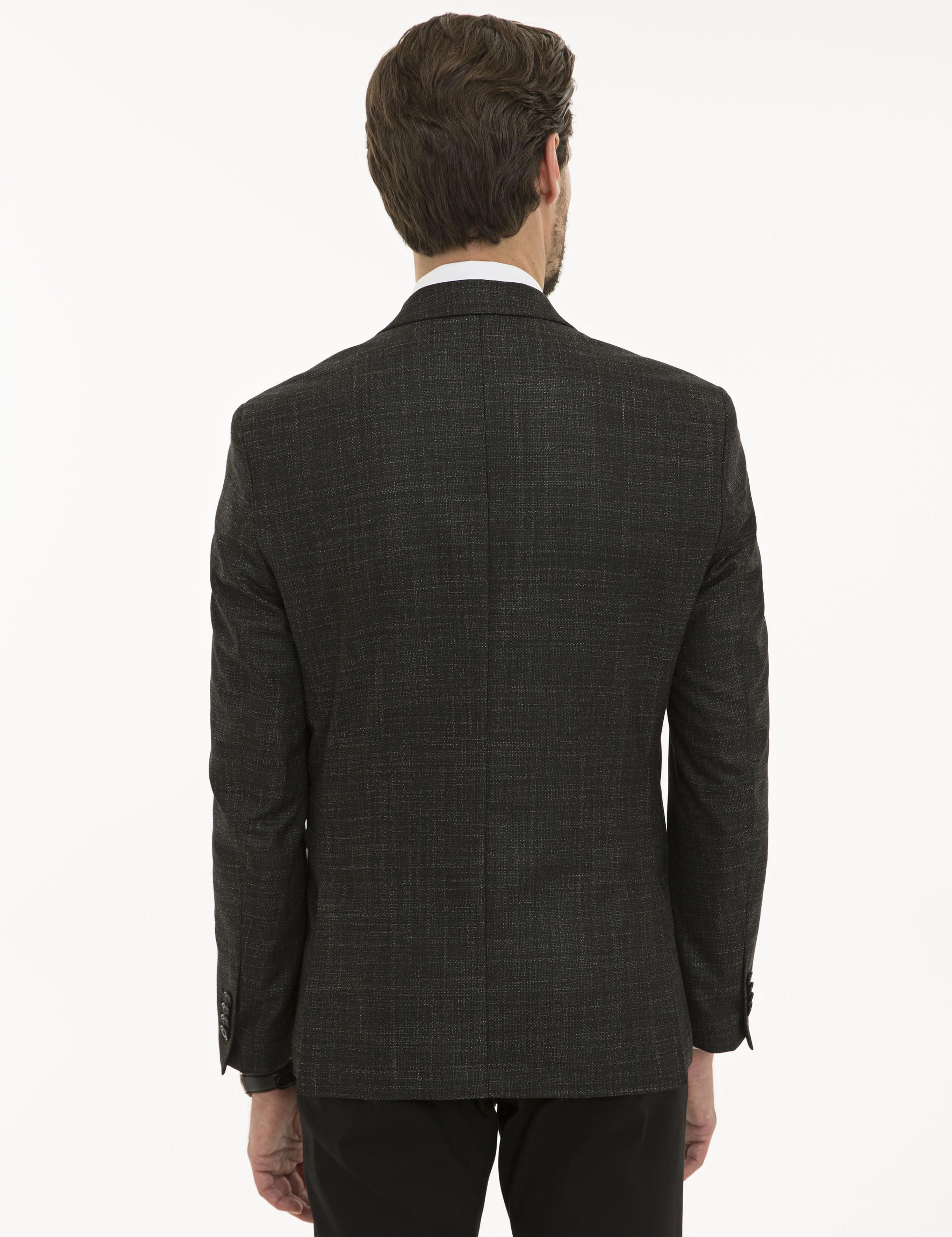 Siyah Slim Fit Ceket