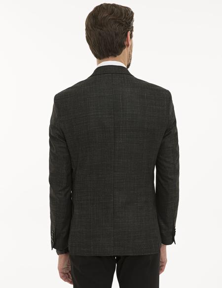Siyah Slim Fit Ceket - 50225993005