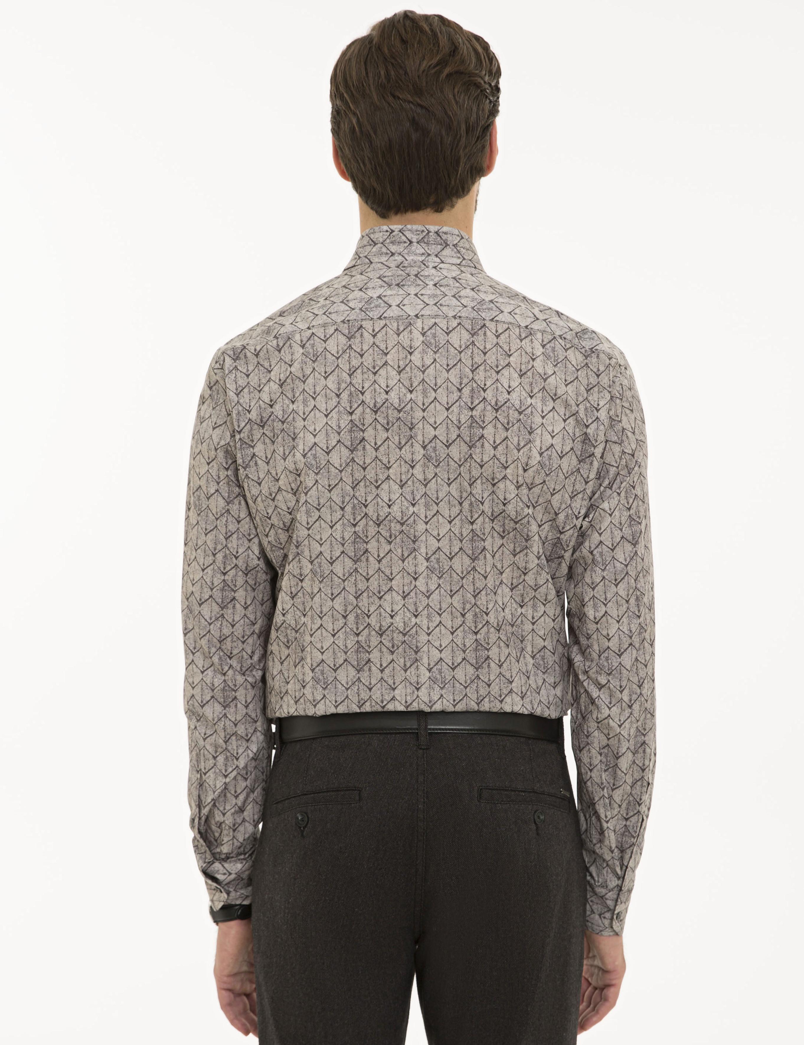 Gri Regular Fit Gömlek