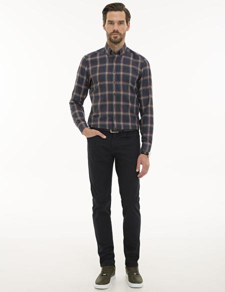 Lacivert Slim Fit Gömlek - 50230261001