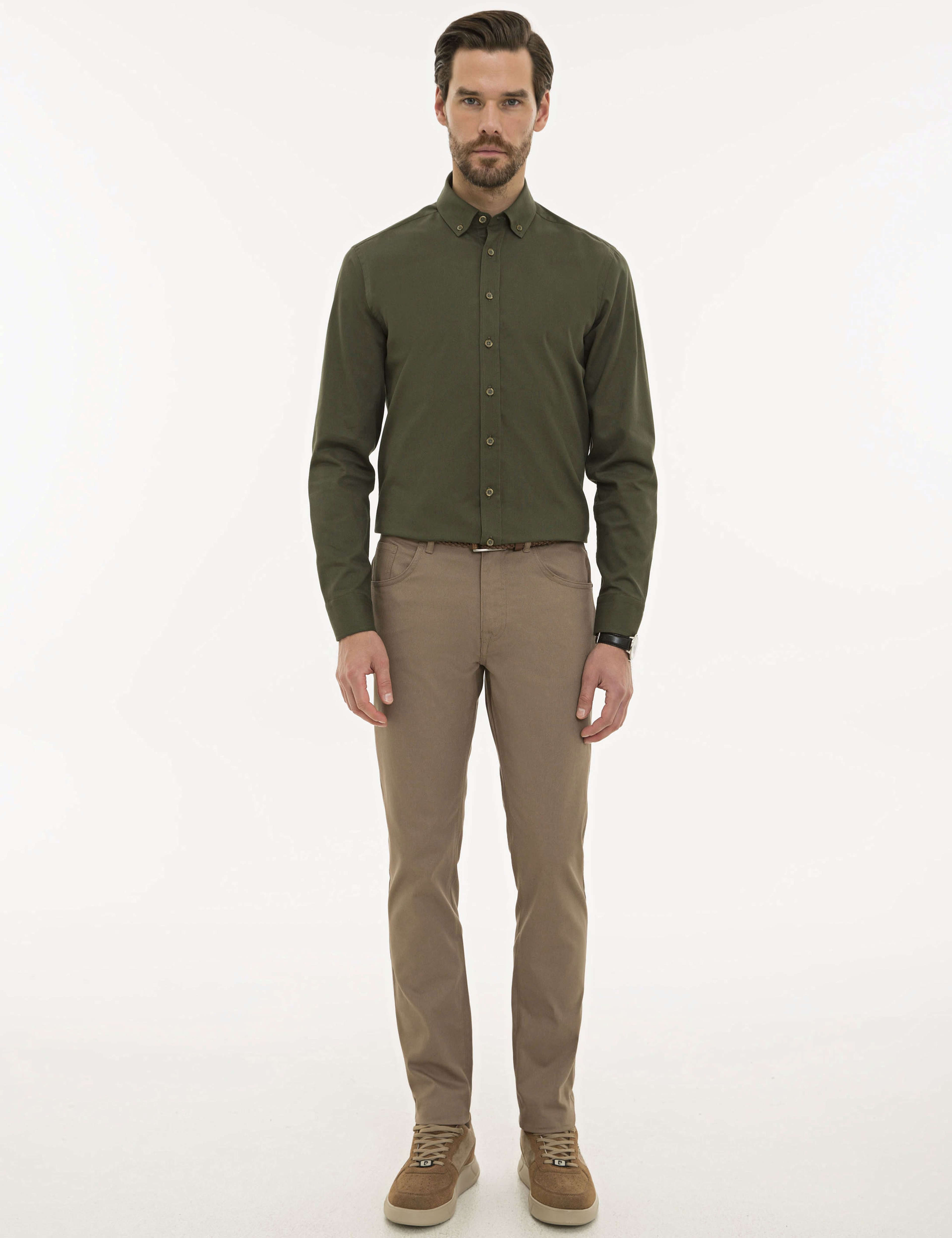 Vizon Slim Fit Kanvas Pantolon