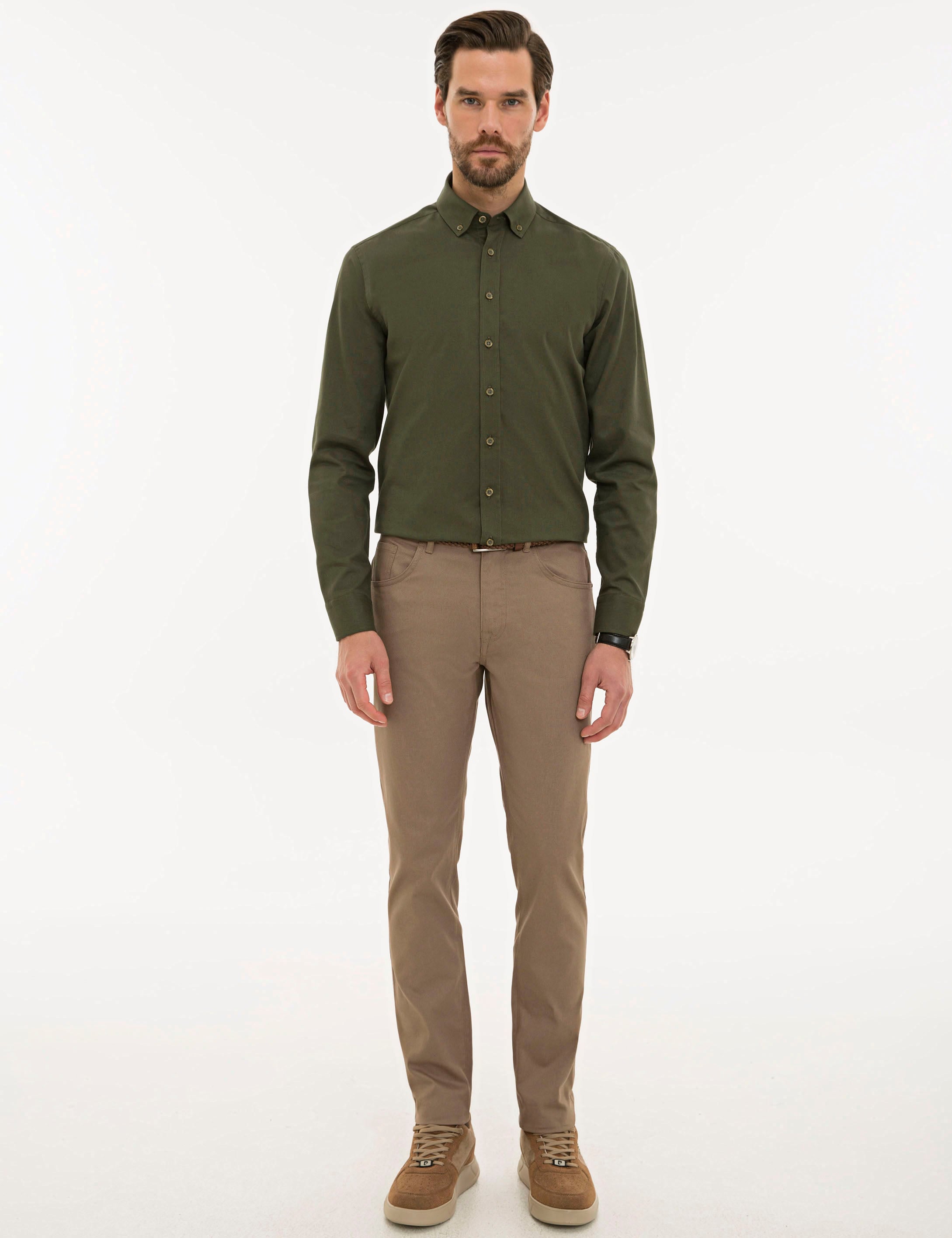 Vizon Slim Fit Kanvas Pantolon