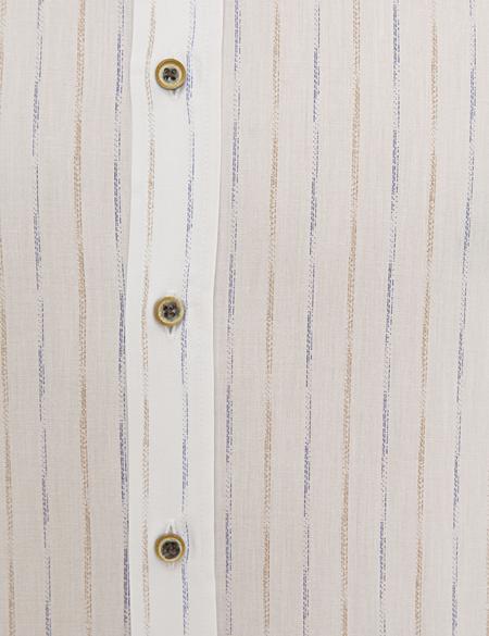 Bej Slim Fit Uzun Kollu Gömlek - 50230246016