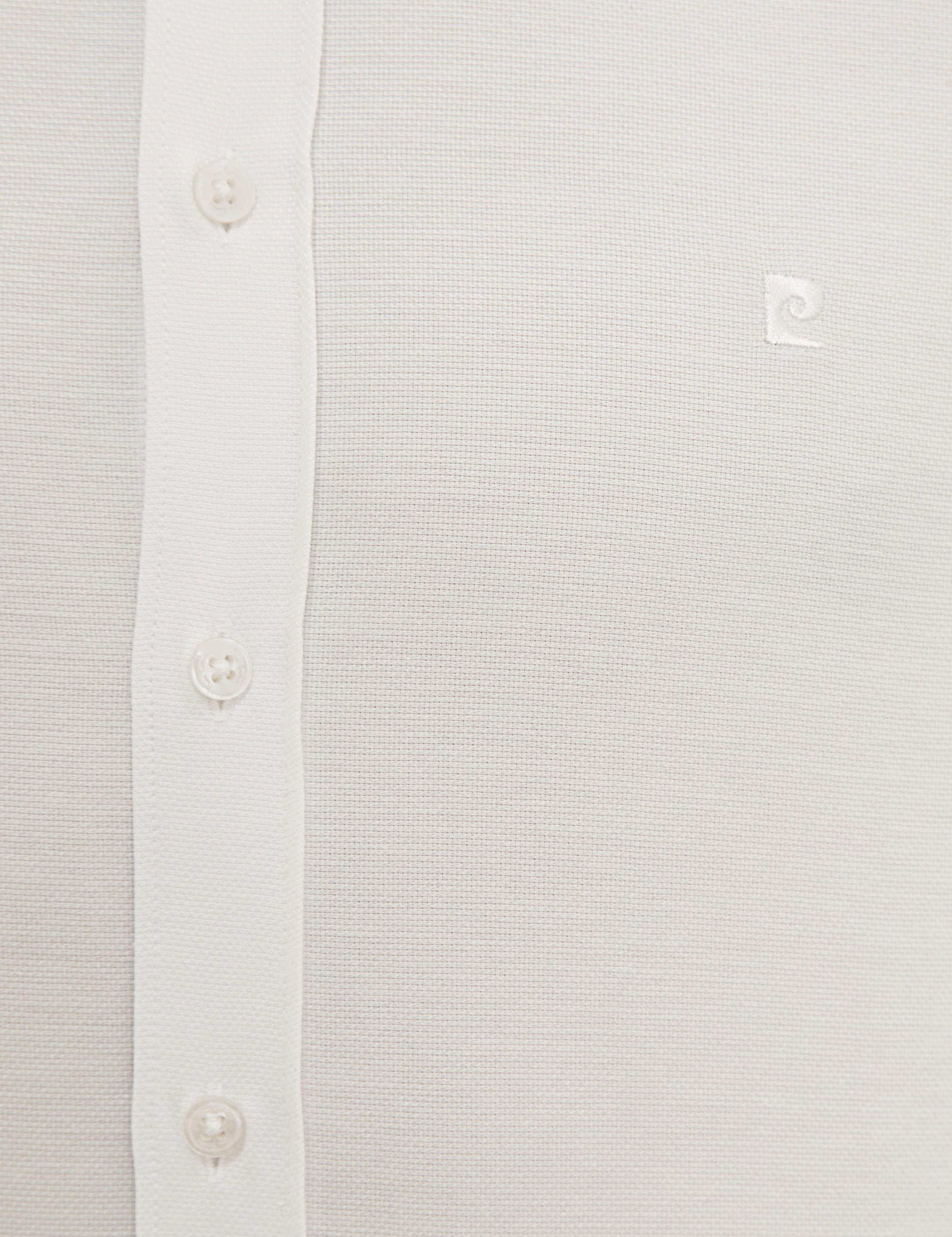 Beyaz Slim Fit Oxford Gömlek