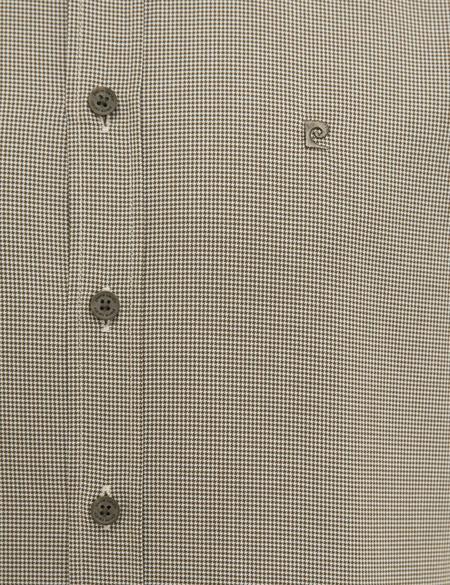 Haki Slim Fit Uzun Kollu Gömlek - 50227454040