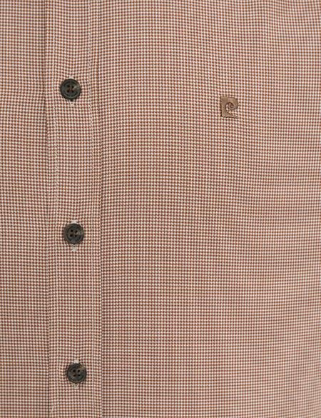 Turuncu Slim Fit Uzun Kollu Gömlek - 50227454049