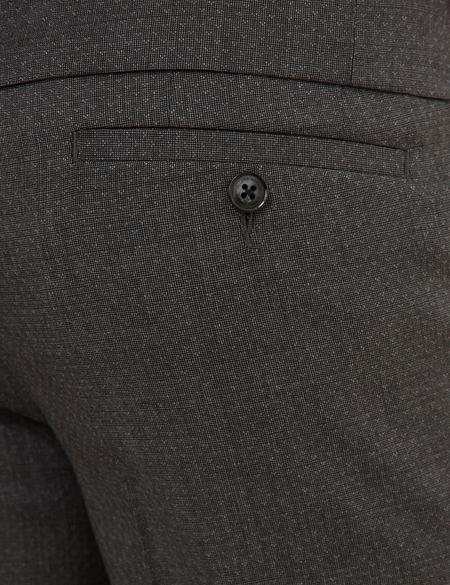 Gri Ekstra Slim Fit Takım Elbise - 50194028008