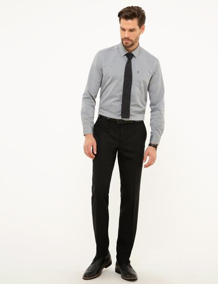 Siyah Slim Fit Pantolon - 50215385006