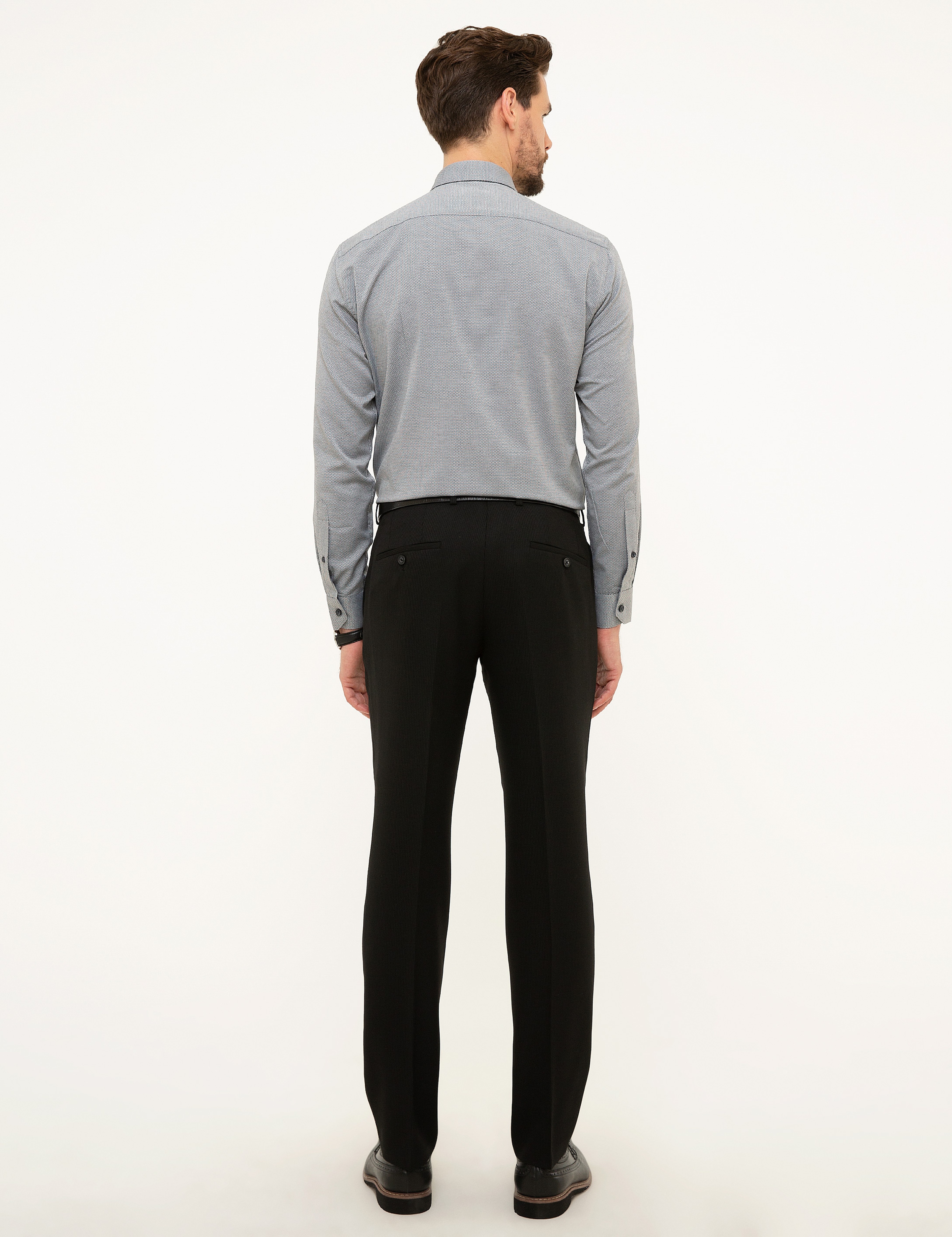 Siyah Slim Fit Pantolon - Image 3