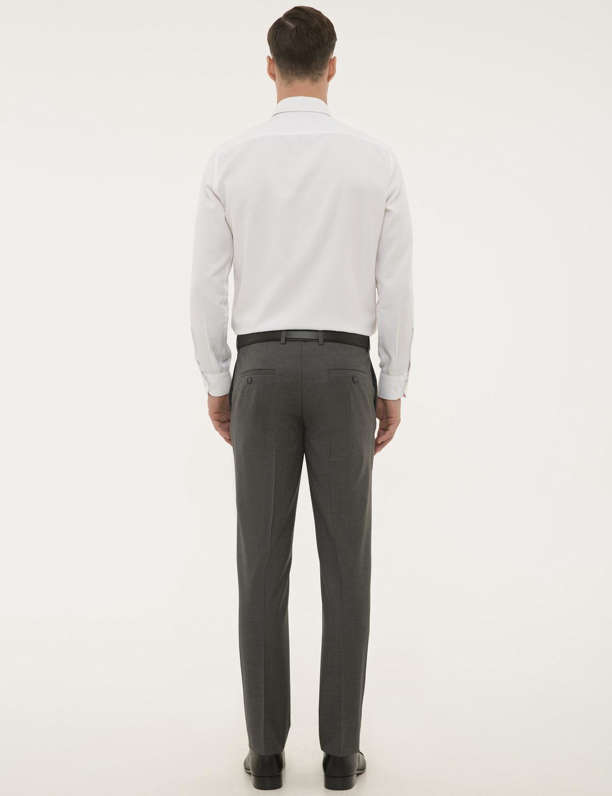 Gri Slim Fit Pantolon - 50225280006