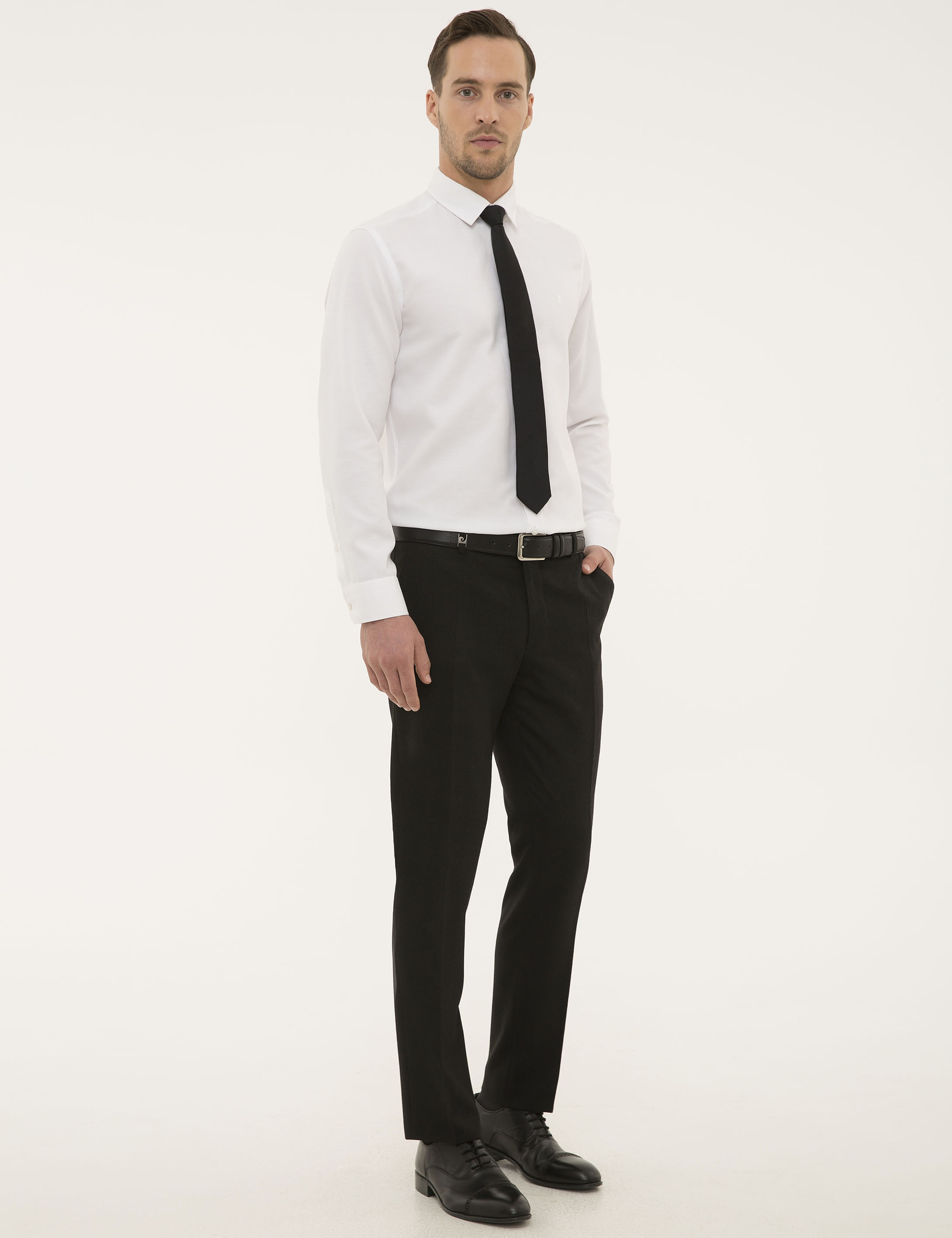 Antrasit Slim Fit Pantolon - Image 2