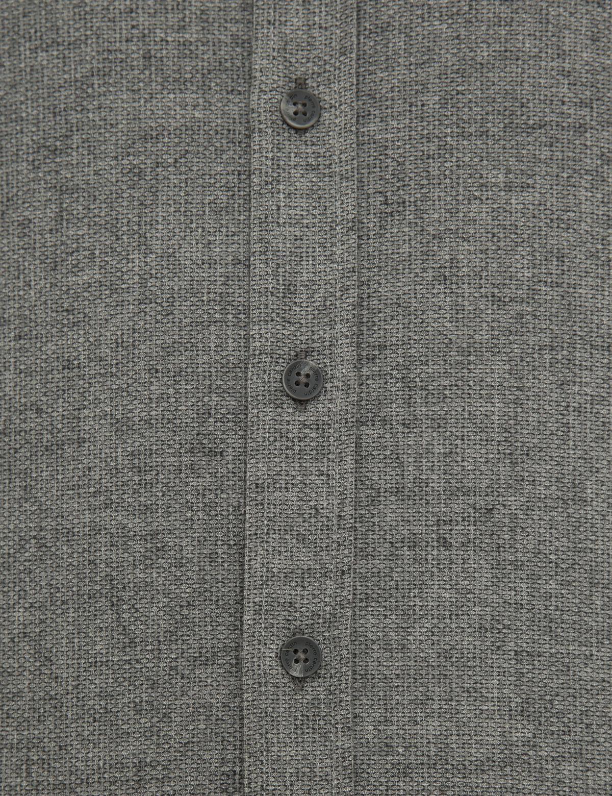 Gri Slim Fit Uzun Kollu Gömlek - 50227733024