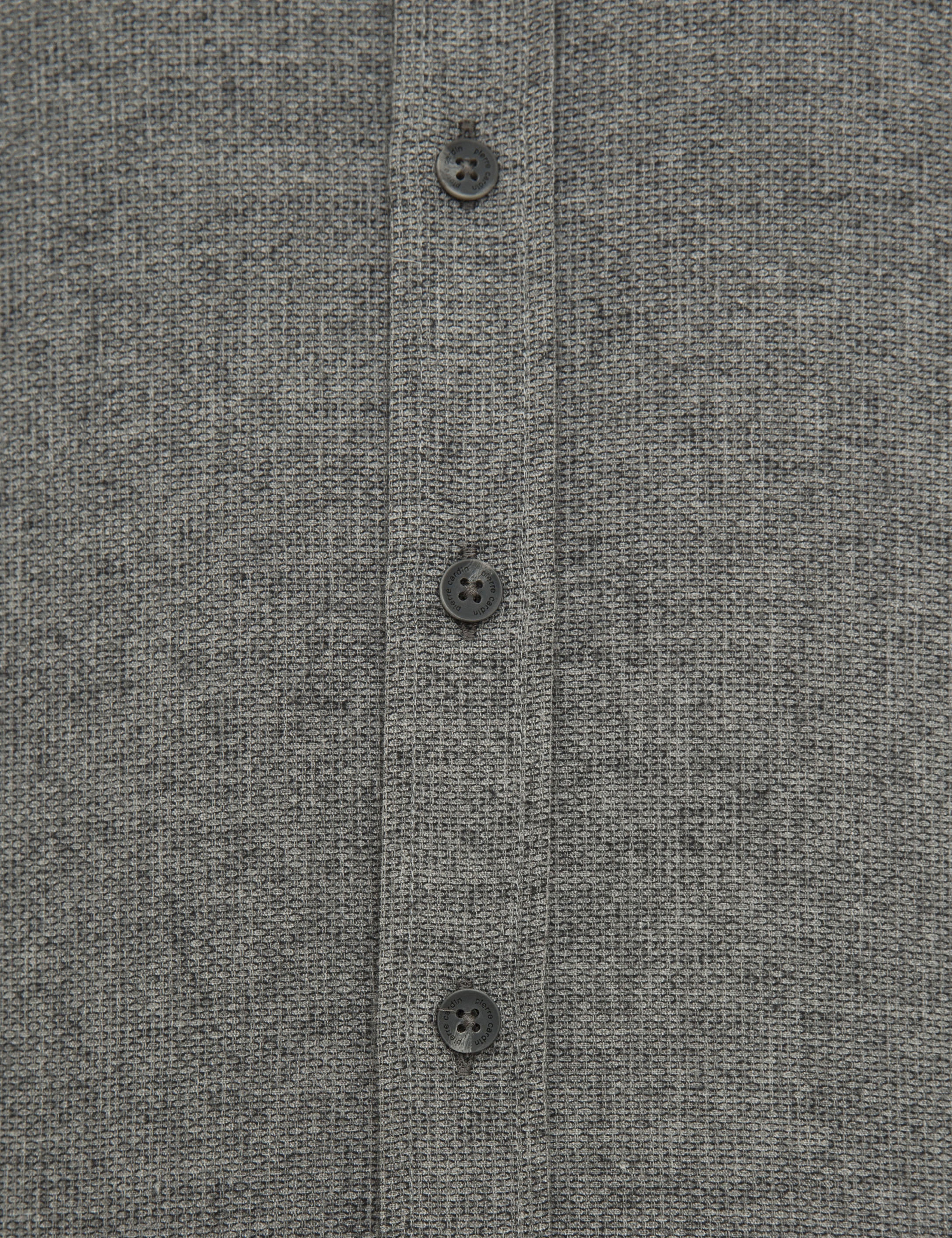 Gri Slim Fit Uzun Kollu Gömlek