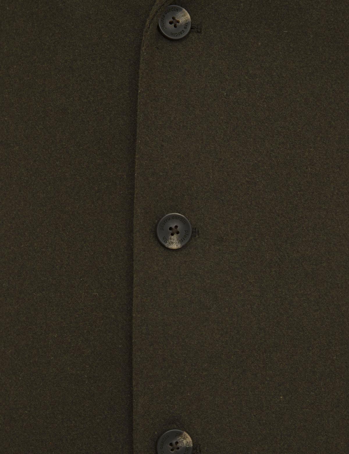 Haki Ex. Slim Fit Kaşe Kaban - 50230243025