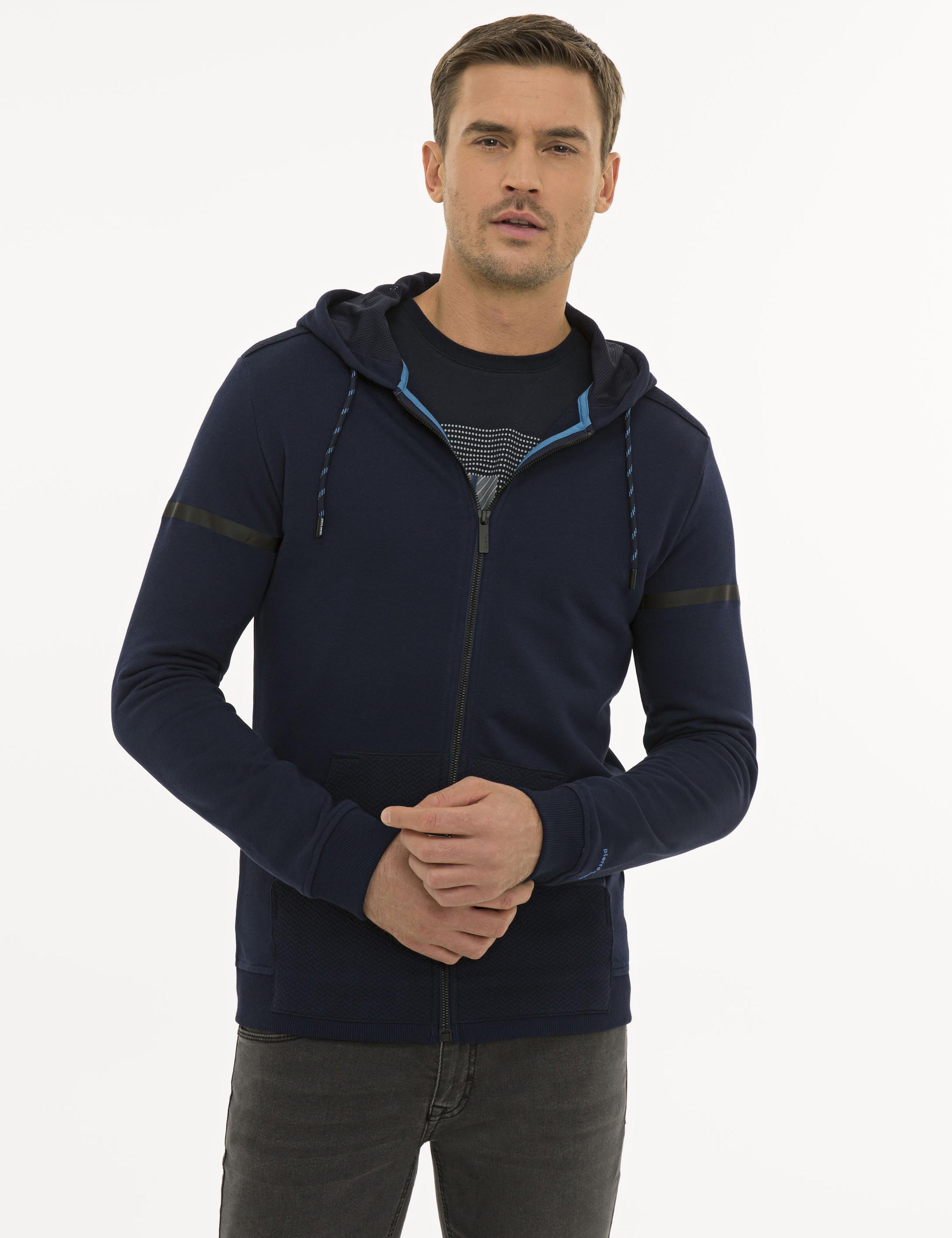 Lacivert Regular Fit Sweatshirt