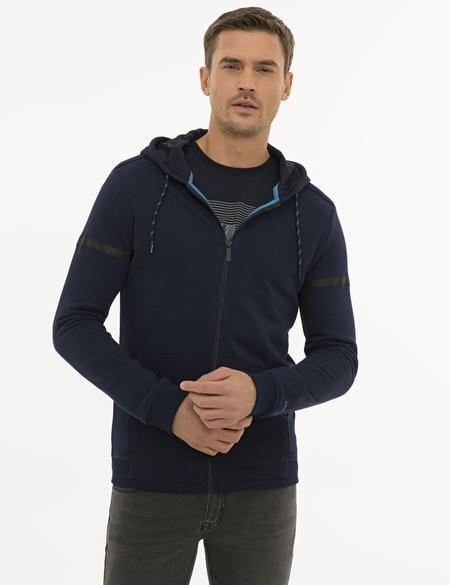 Lacivert Regular Fit Sweatshirt - 50227595008