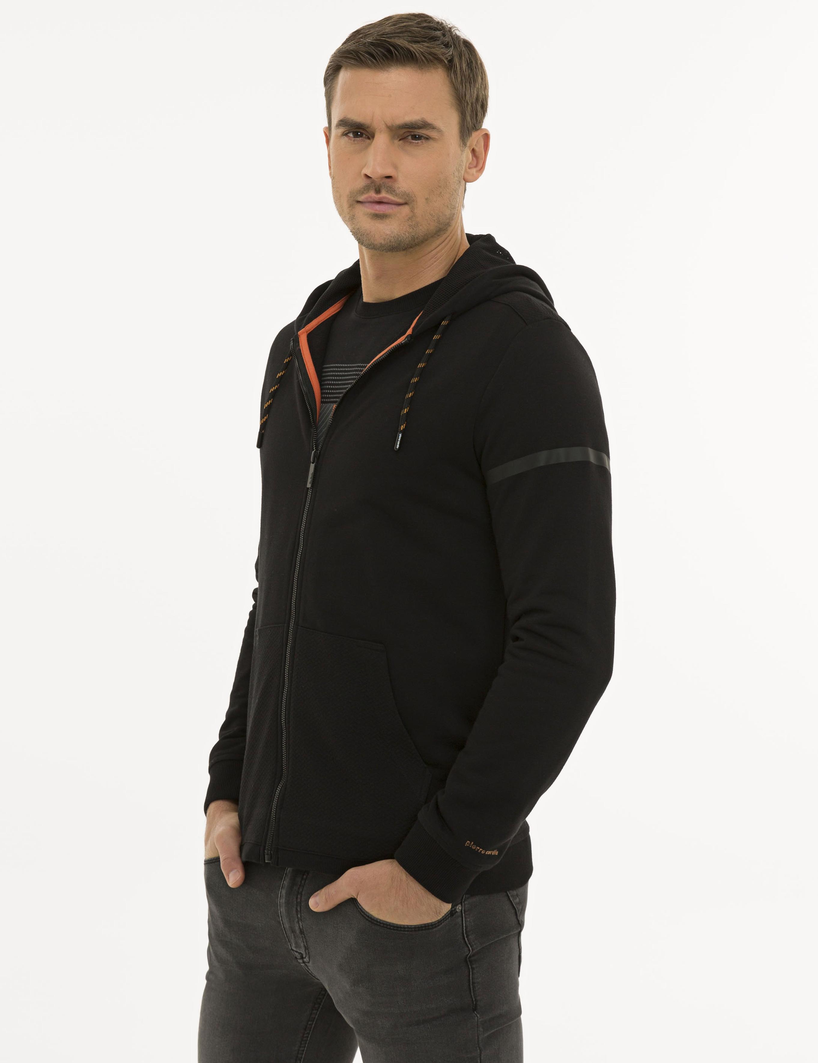 Siyah Regular Fit Sweatshirt