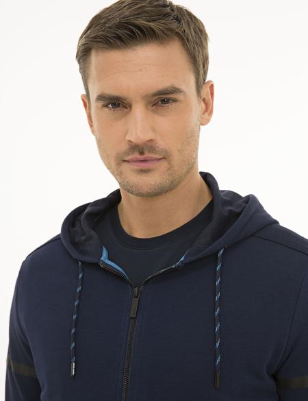 Lacivert Regular Fit Sweatshirt - 50227595008