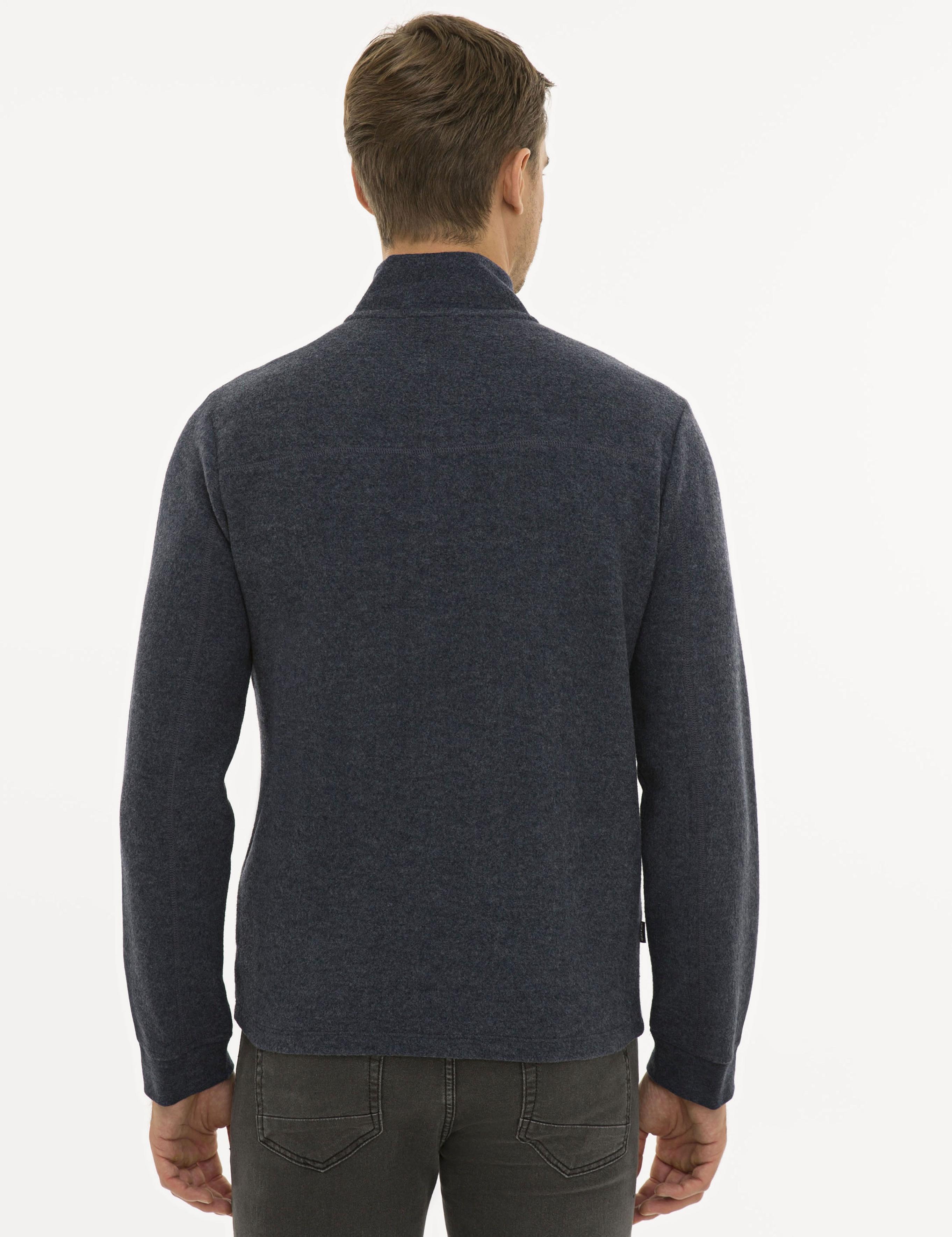 Lacivert Melanj Regular Fit Sweatshirt