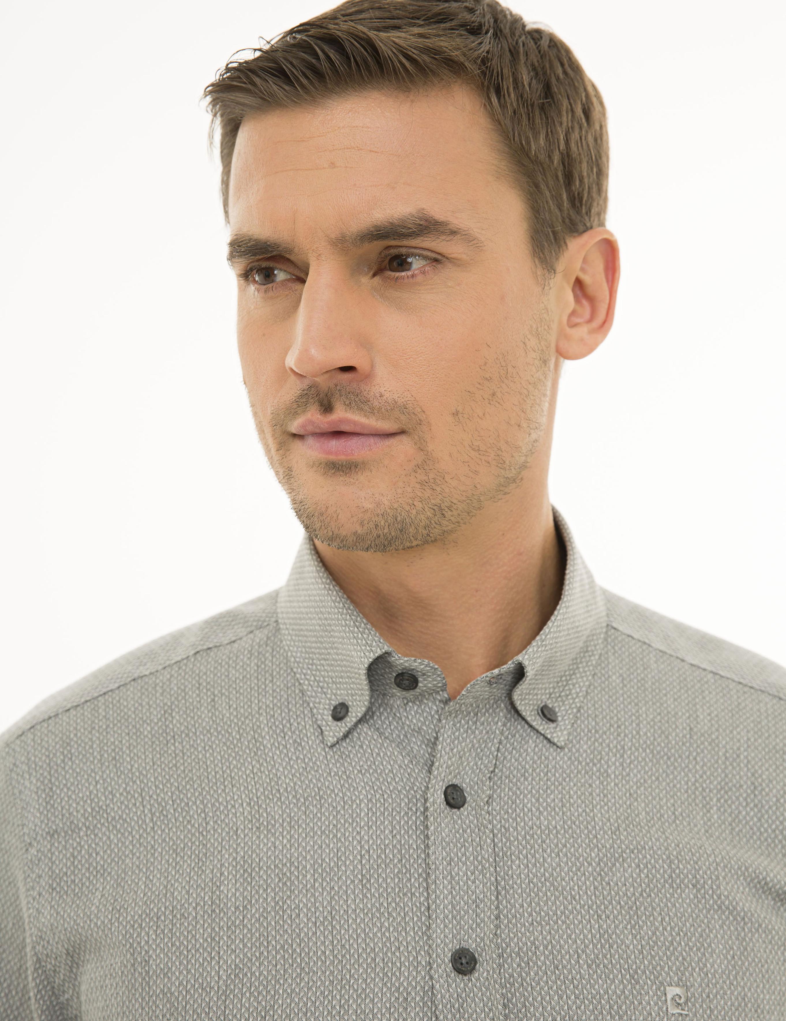 Gri Slim Fit Gömlek