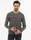 Gri Melanj Slim Fit Triko Kazak