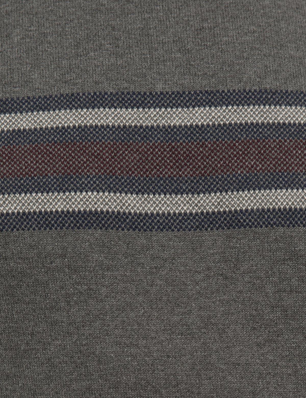 Gri Melanj Slim Fit Triko Kazak - 50233724017