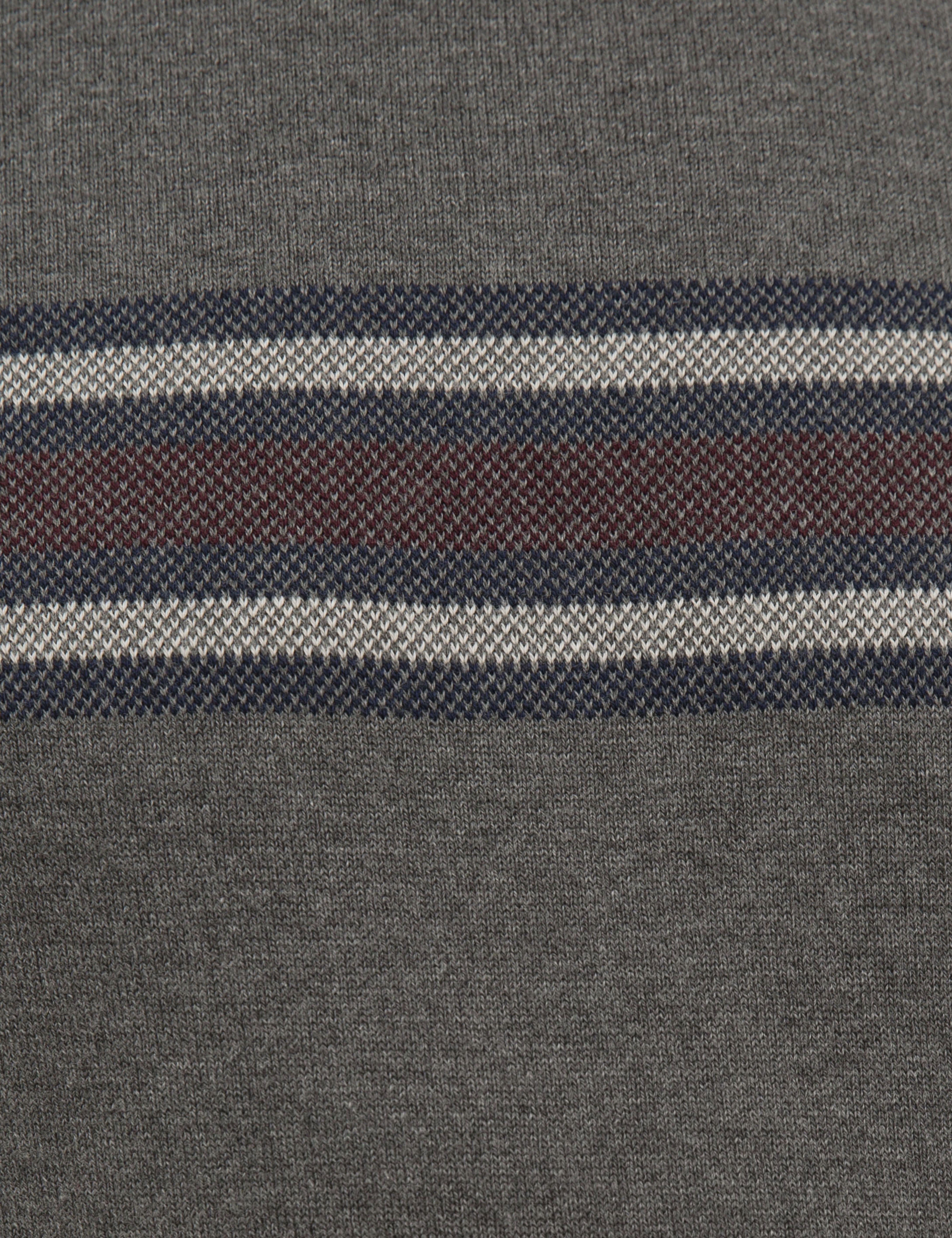 Gri Melanj Slim Fit Triko Kazak - Image 6